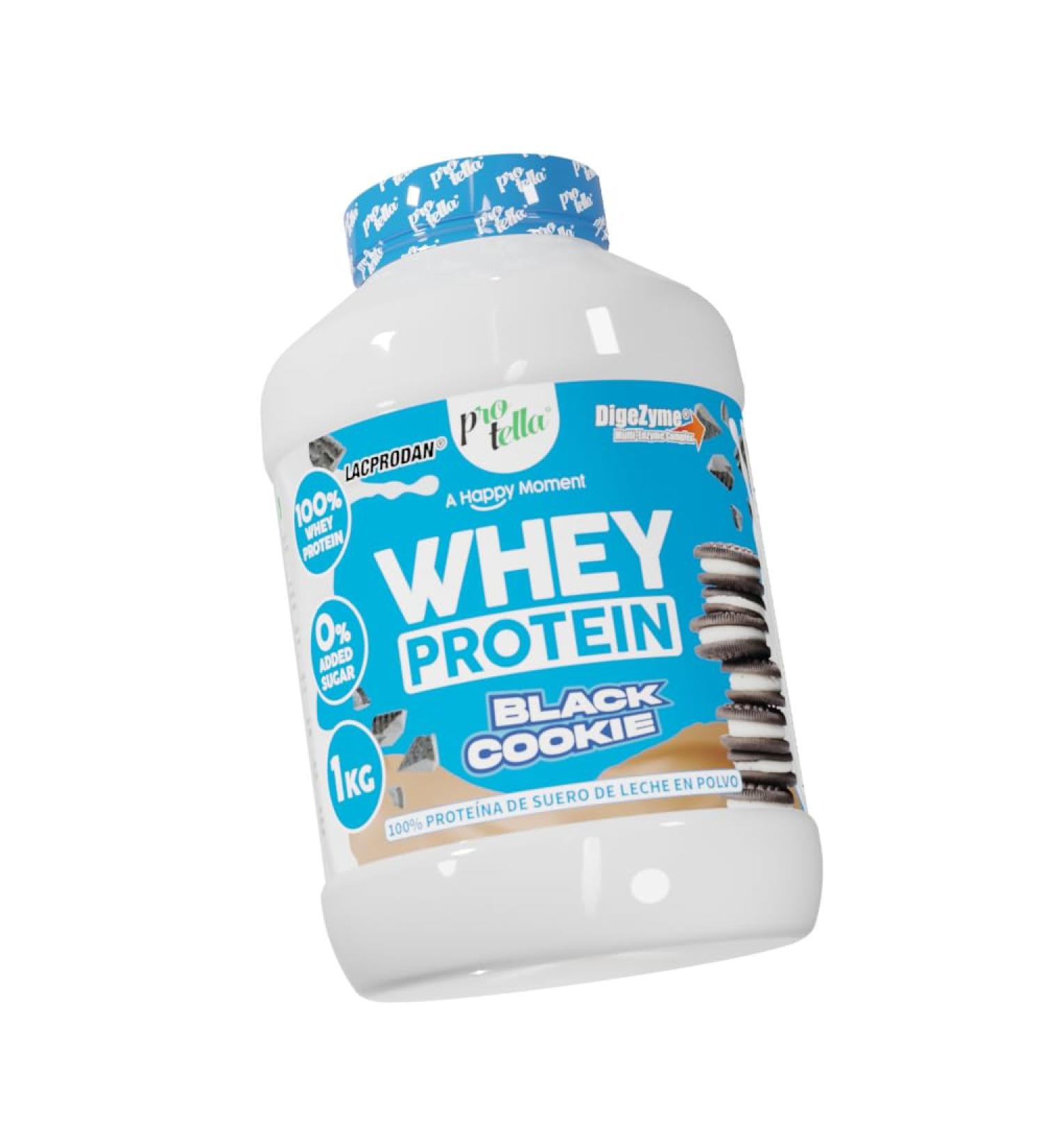 Protein - Whey Protein Black Cookie 1kg - 100% Whey Protein Black Cookie Flavor.. - Buy Online on GoSupps.com