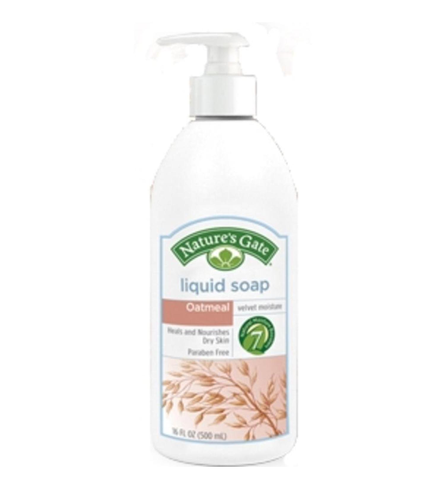 NATURE'S GATE LIQUID SOAP MOIST OATMEAL 16 FZ