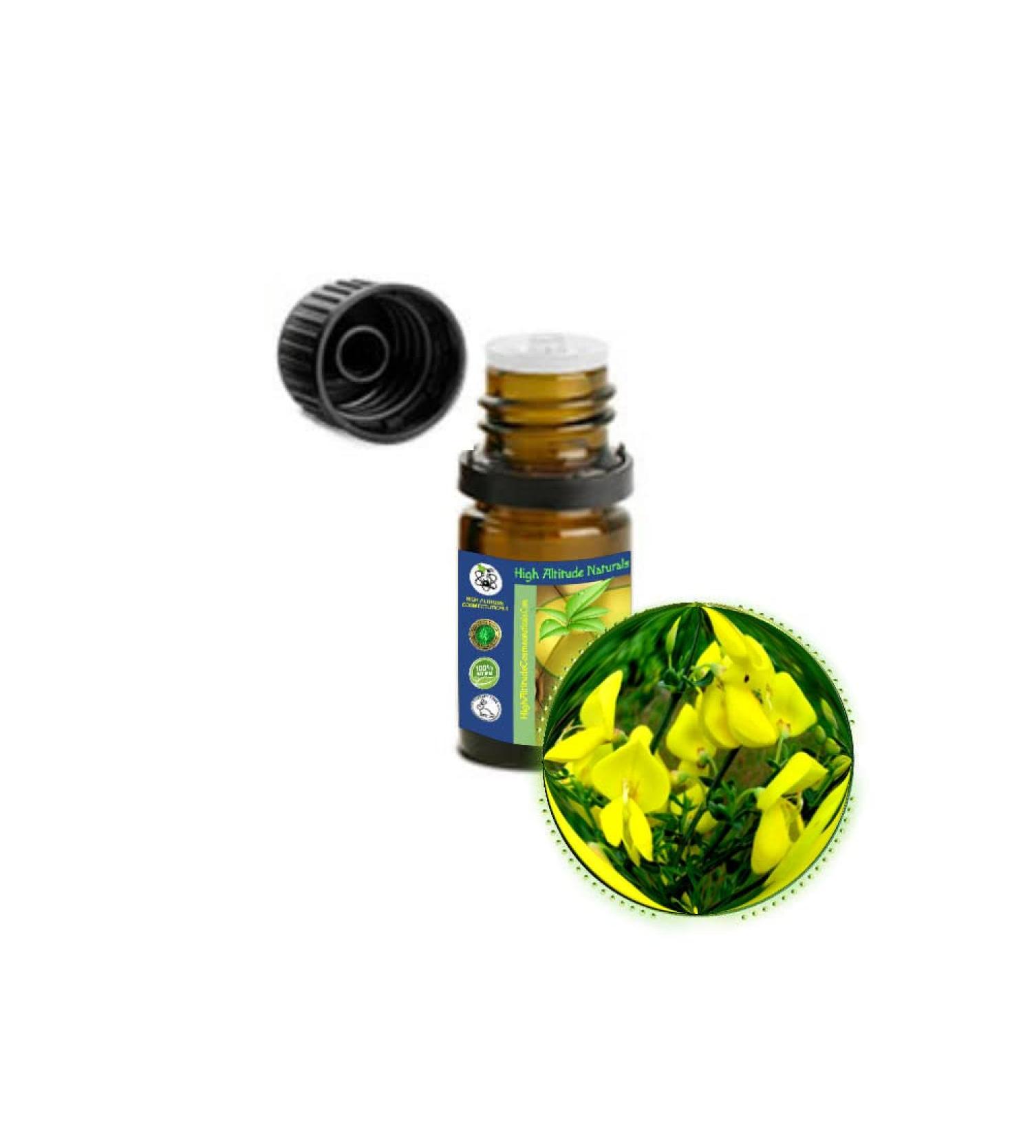 HIGH ALTITUDE NATURALS 5ml (1/6oz) Broom (Genet Spartium Junceum) Absolute Essential Oil