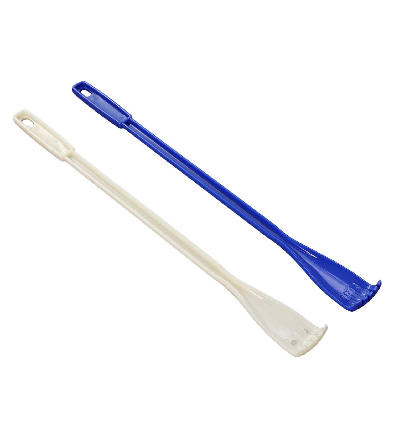 SUPVOX Back Scratcher Set - 2 Piece Plastic Back Massager (Blue & Beige) | Perfect for Itching & Relaxation - International Shipping Available - Buy Online on GoSupps.com
