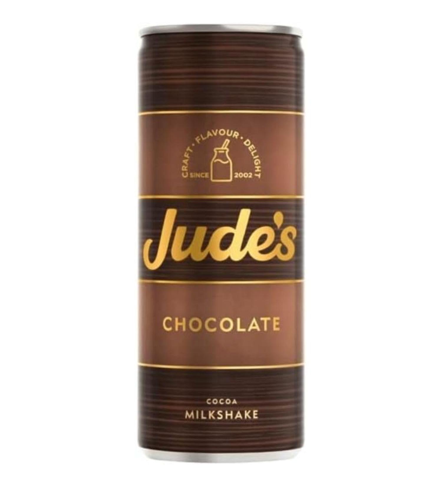 Jude's | Chocolate Milkshake | 250ml x 12 Cans