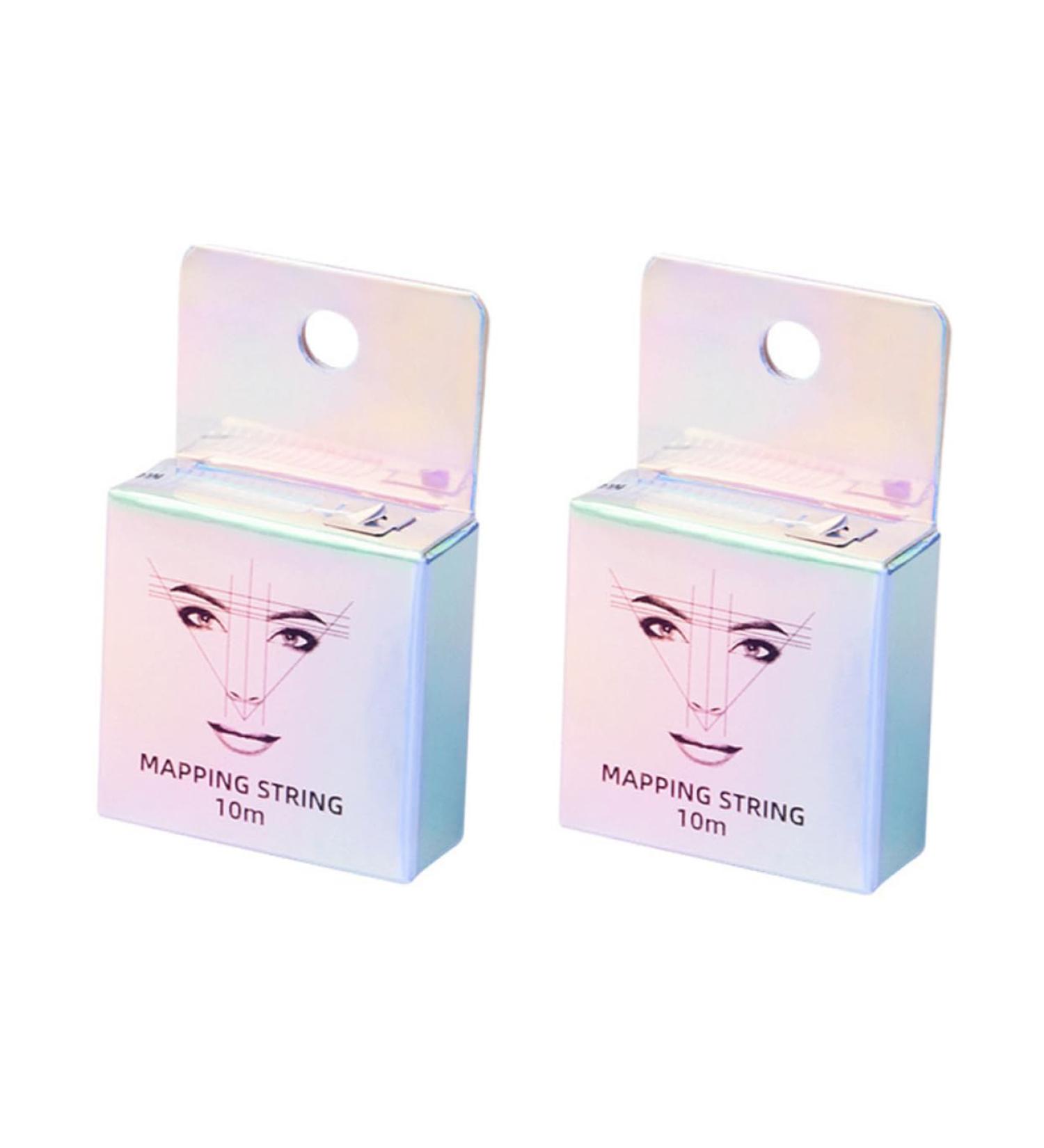 ABOOFAN 2Pcs Eyebrow positioning line supplies t tool eyebrow stencil makeup tools white digital ruler - Buy Online on GoSupps.com