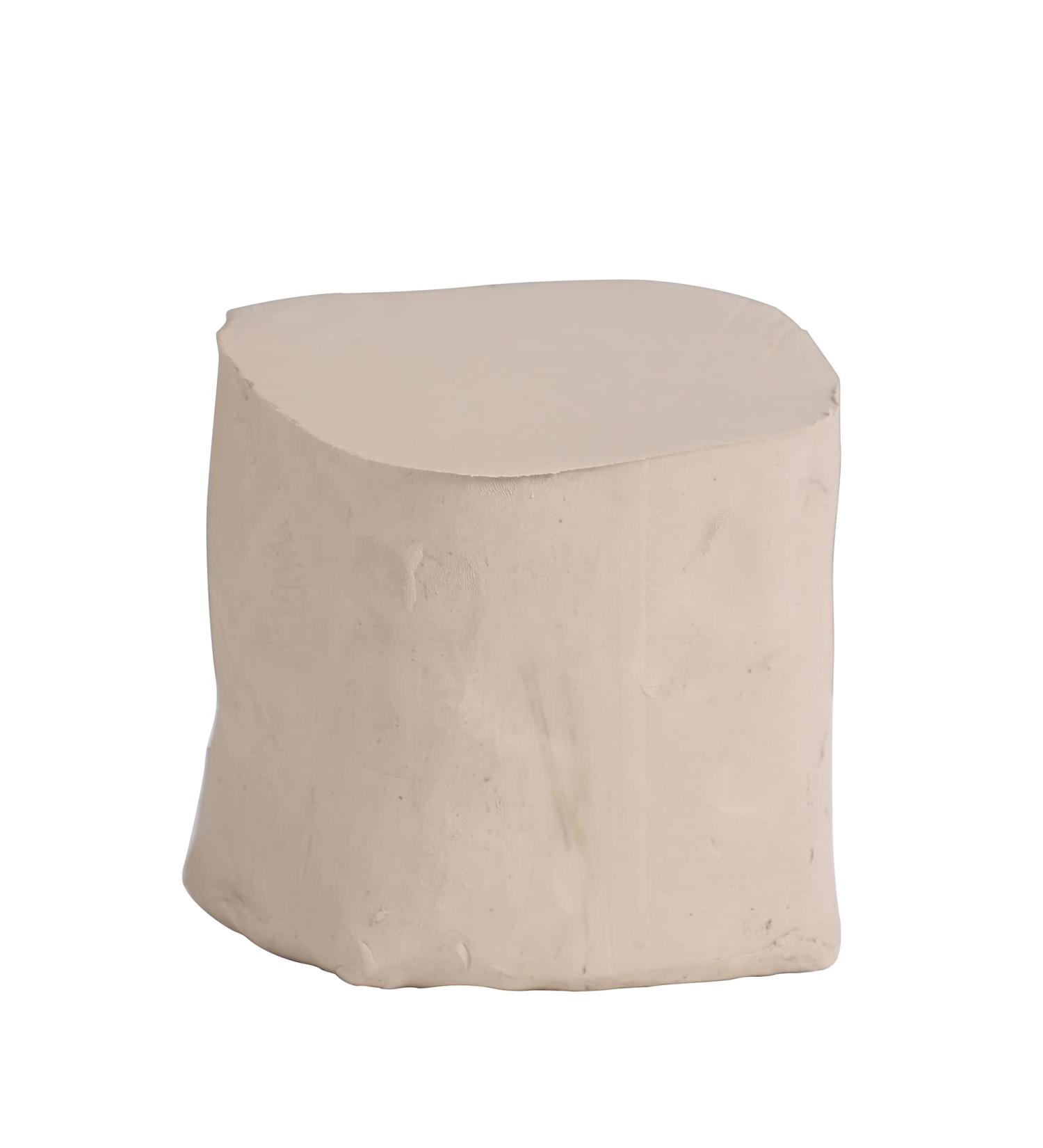 Deouss Mid High Fire White Stoneware Clay - Cone 5-7, 5 lbs - Ideal for Pottery, Wheel Throwing, Hand Building - Whiteware Clay for All Skill Levels - Buy Online on GoSupps.com