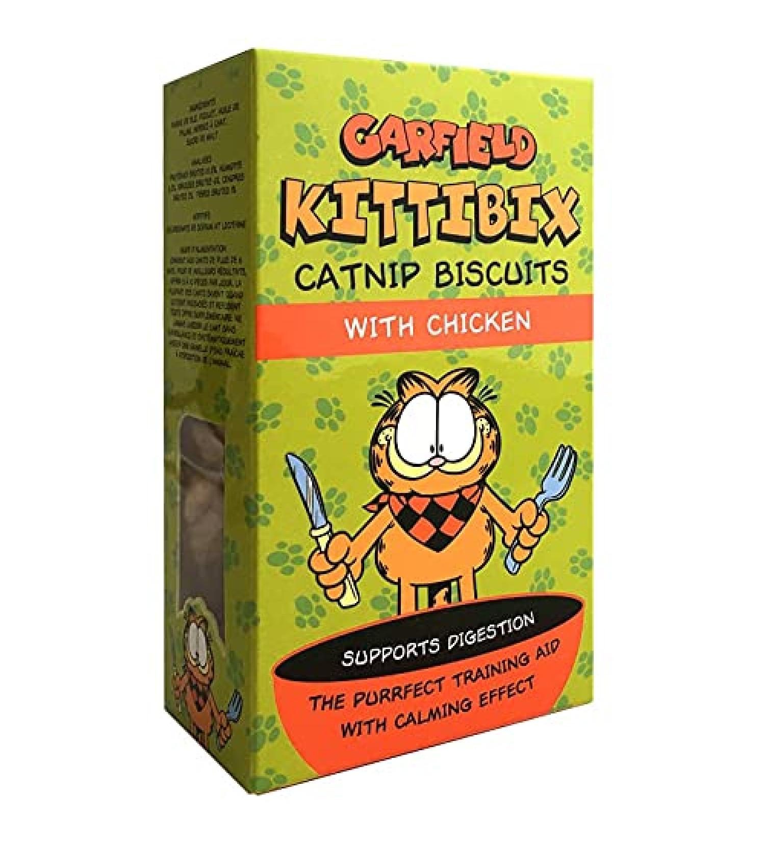 Garfield Kittibix catnip biscuits Chicken