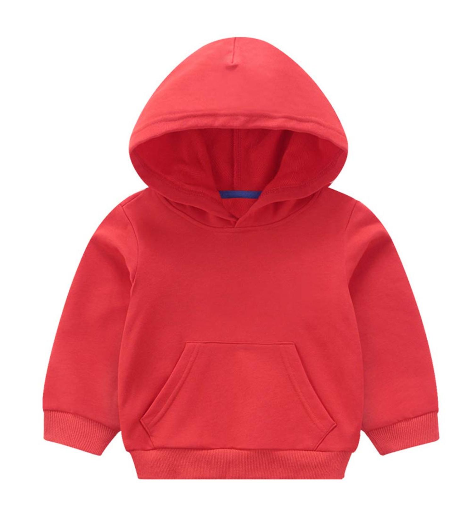 Taigood Kids Hoodie Sweatshirt for Boys and Girls | Spring Winter Warm Top | 1-7 Years | Red - Buy Online on GoSupps.com
