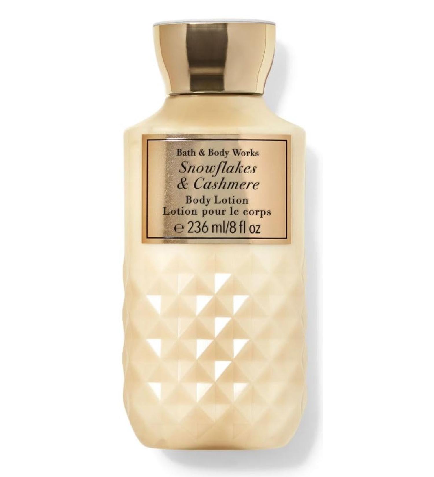 Bath Body Works Snowflakes & Cashmere Nourishing Body Lotion 8 fl Oz White