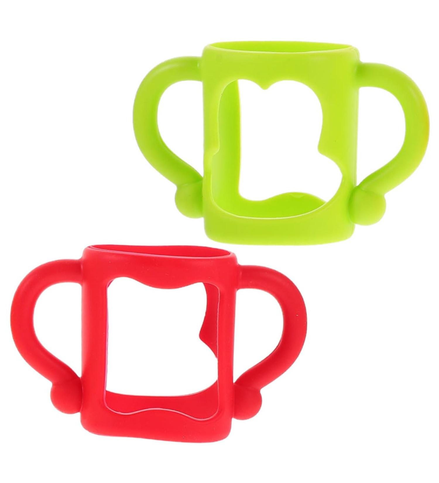 Vaguelly 2pcs Silicone Bottle Handle Bottle Handles Bottle Grip Silicone Bottle Grip Nursing Bottle Handle Bottle Handle Newborn Multifunction Feeder Silica Gel 13.00X7.00X6.50CM Assorted Color - Buy Online on GoSupps.com
