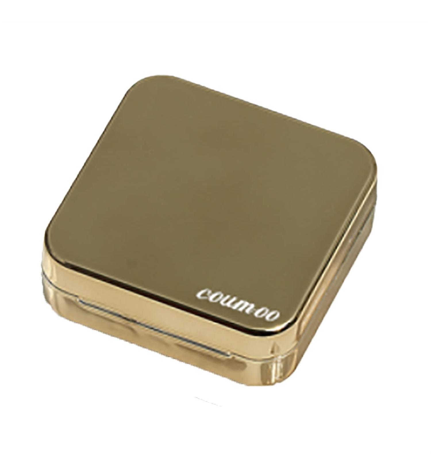 Buy FCSHFC Cute Metallic Contact Lens Case | Stylish Storage Box for Girls | Durable & Compact Companion - Buy Online on GoSupps.com