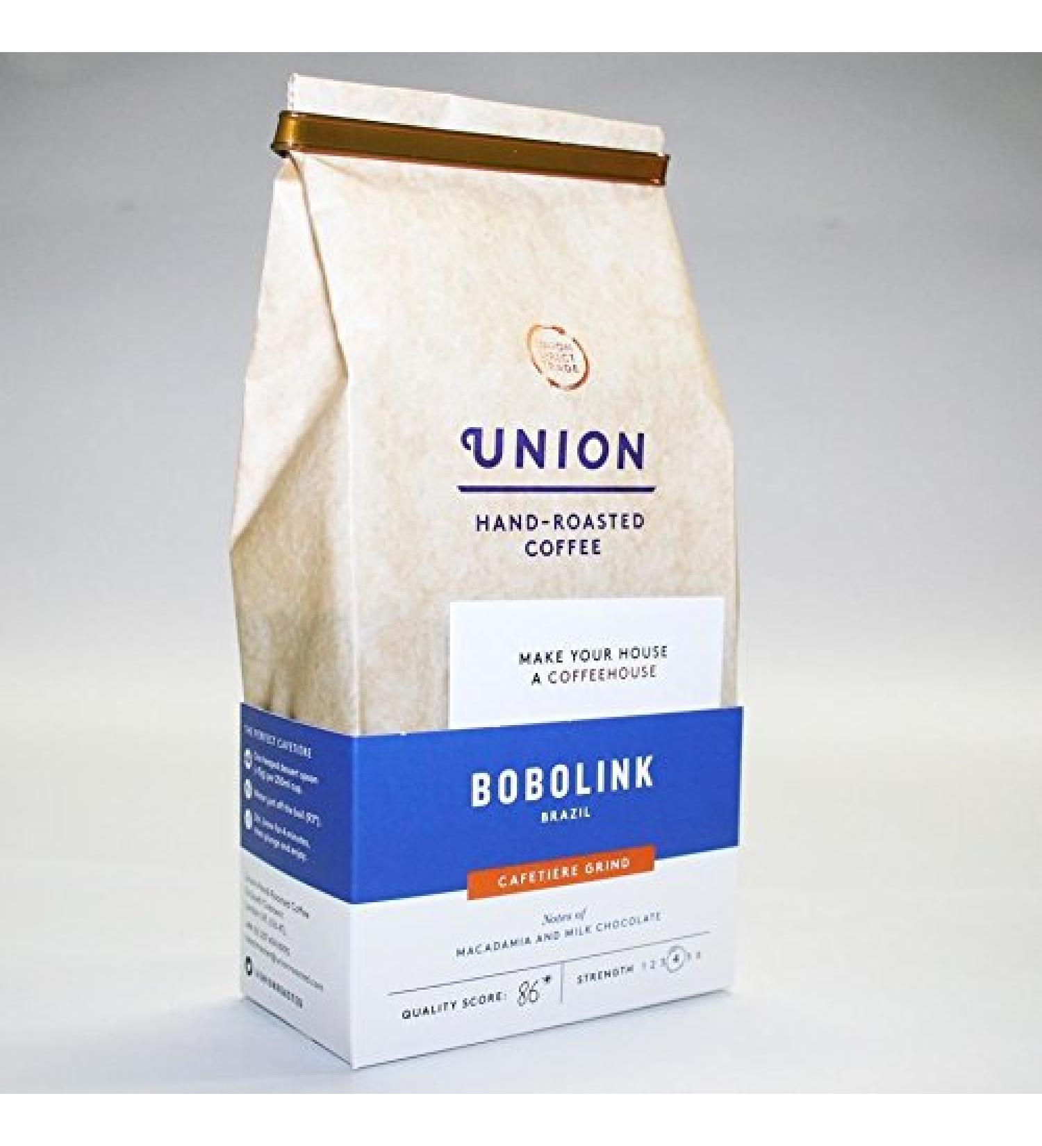 Union Hand-Roasted Union Hand Roasted Bobolink Brazil 3 x 200 g