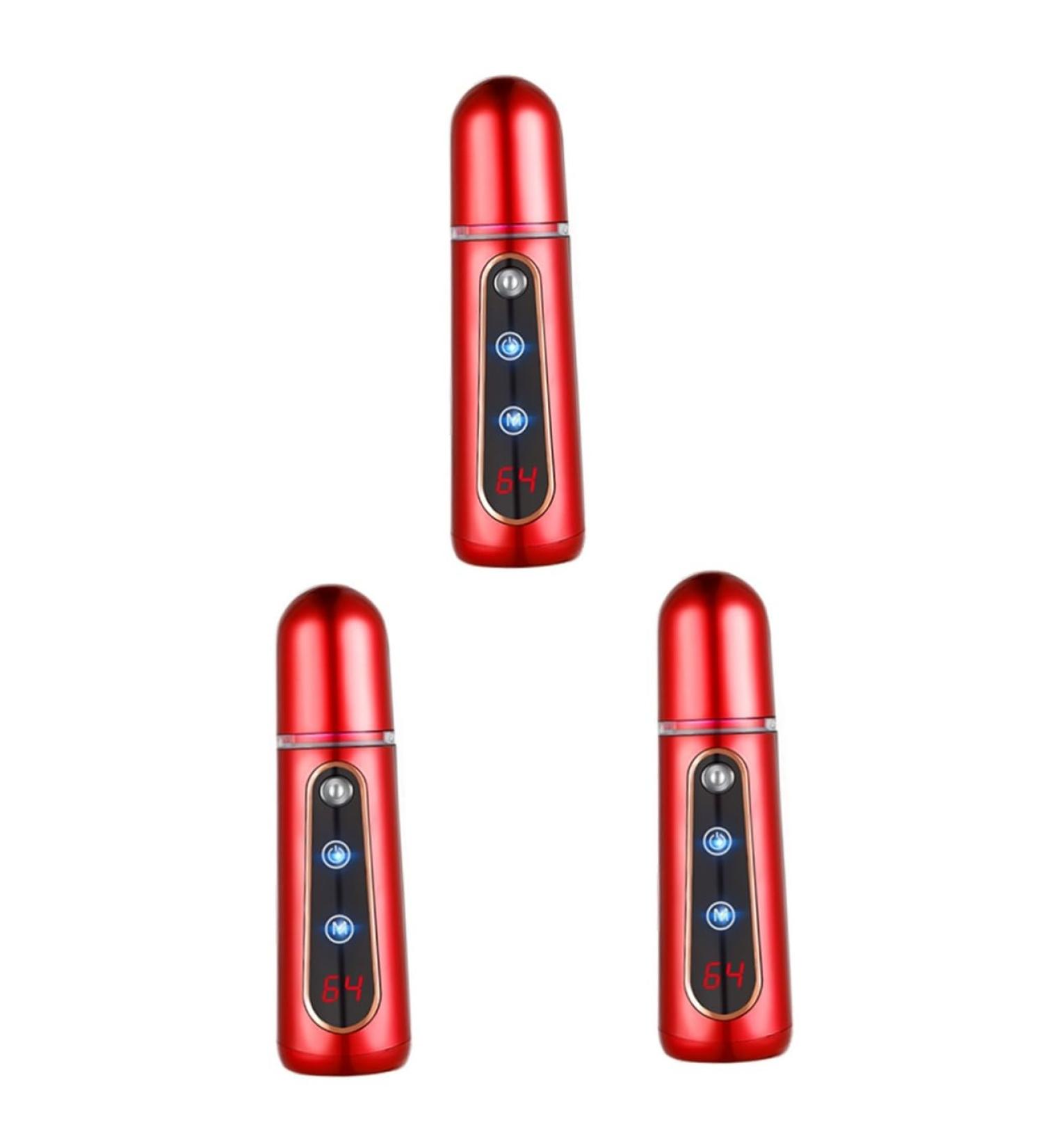 Housoutil 3pcs Facial Humidifier Portable Facial Mister Mini Face Spray Device Sprayer Whitening Steamboat 14X3.9X3.9CMx3pcs - Buy Online on GoSupps.com