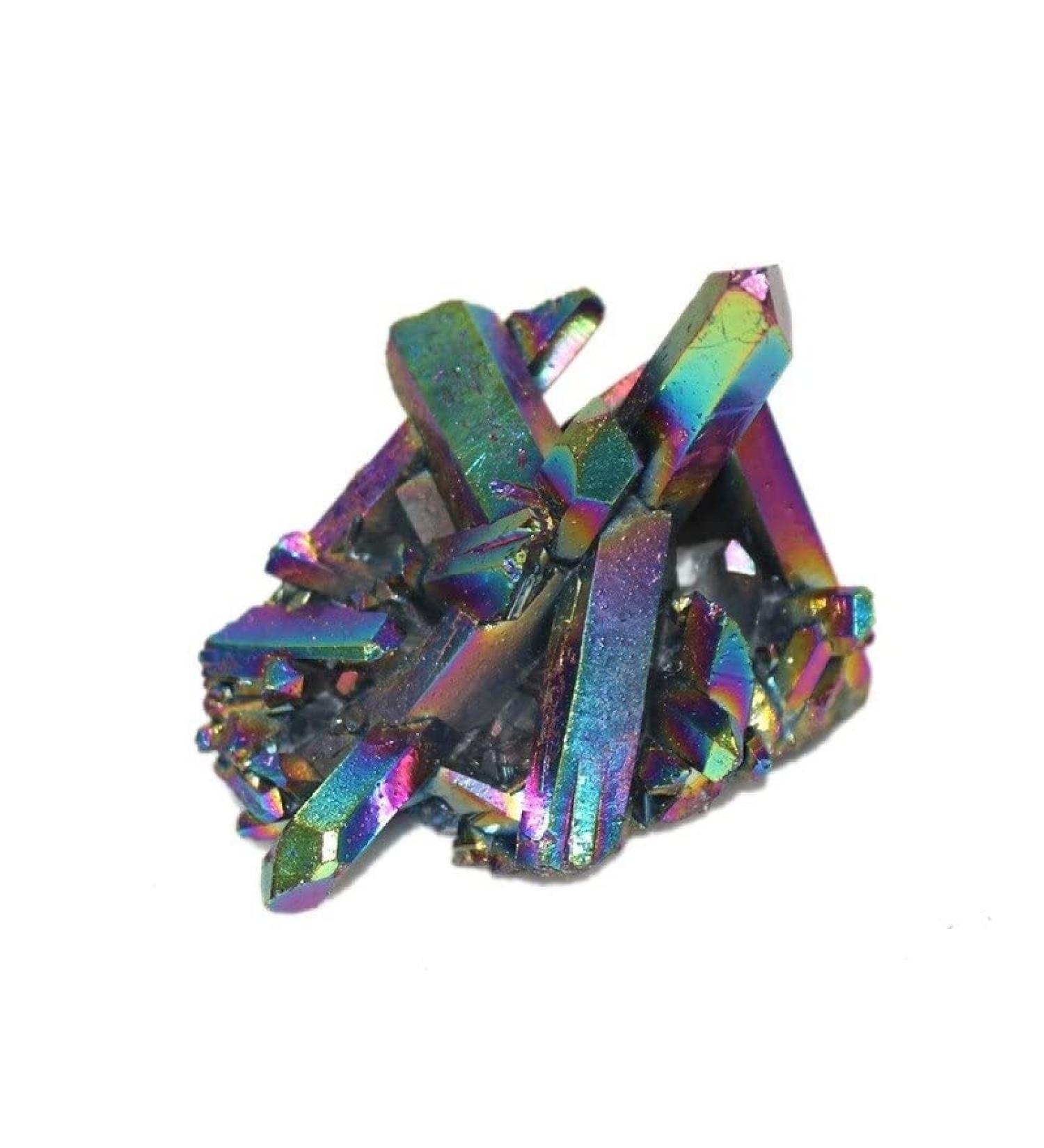 Natural Crystal Rough Natural Quartz Rainbow Cluster Crystals Stone for Specimen Home Decor Gift Metaphysical Stone (Color : Colorful Size : 40-50g) 40-50g Colorful - Buy Online on GoSupps.com