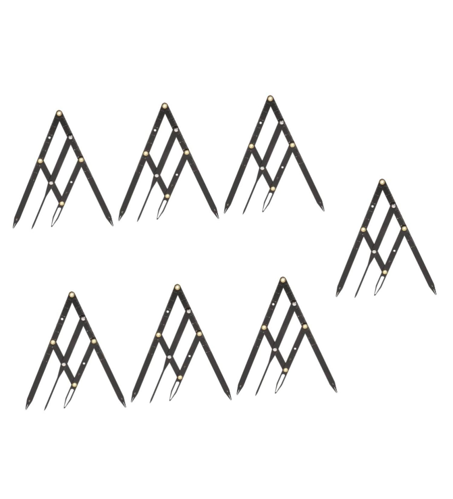 KALLORY 7 Pcs Second Generation Scale Make up Kit Microblading Caliper Eyebrow Rulers Bagged Measuring Tool - Buy Online on GoSupps.com