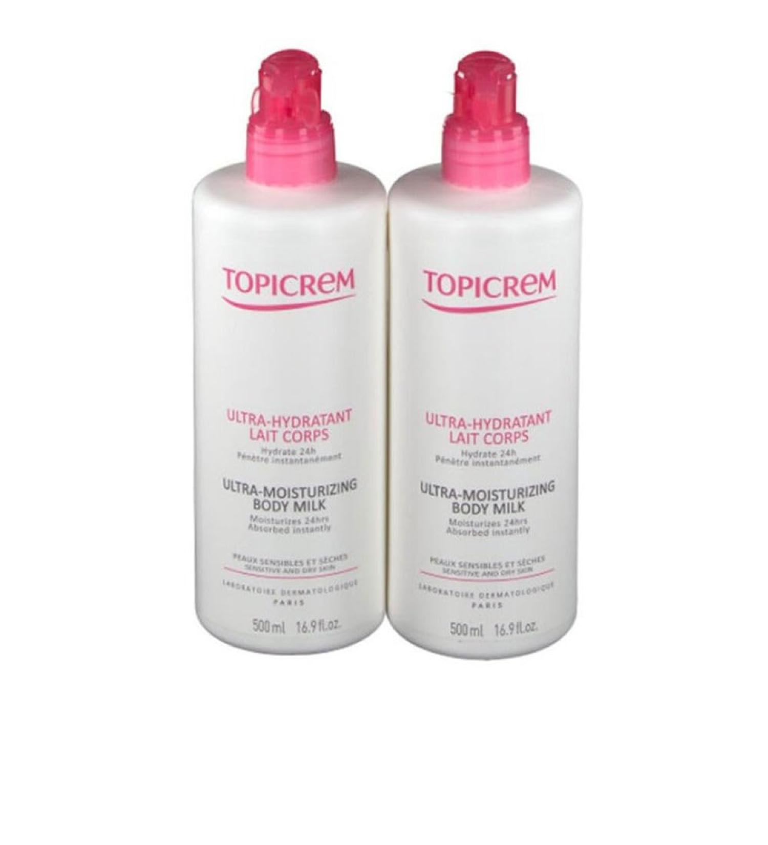 Topicrem Uh Ultra-Hydrating Body Milk Duo 2 x 500 ml