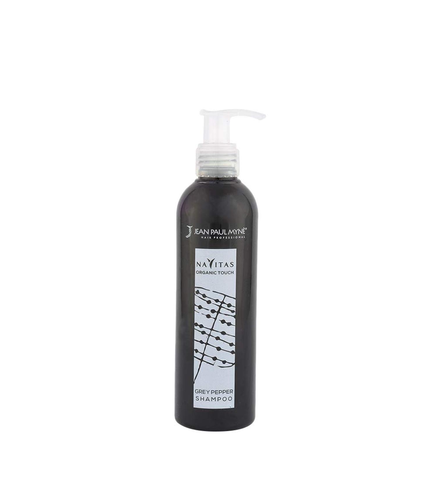 Jean Paul Myn Jean Paul Myne Navitas Organic Touch shampoo Grey Pepper 250ml Coloured Shampoo