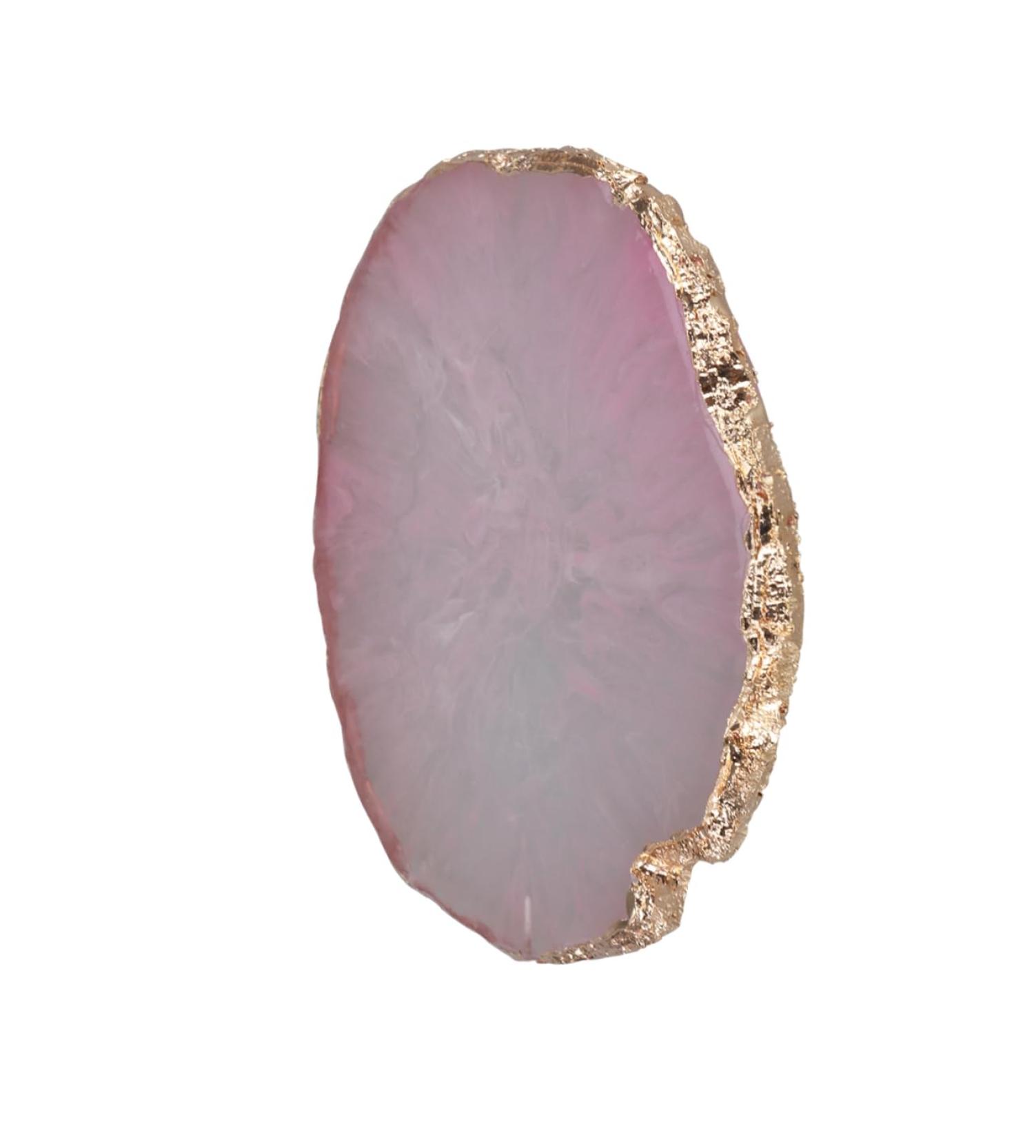 Gogogmee Nail Gel Nail Rest Stand Resin Nail Round Cosmetic Painting Palette Makeup Palette Make up Nail Set Pink Medium - Buy Online on GoSupps.com