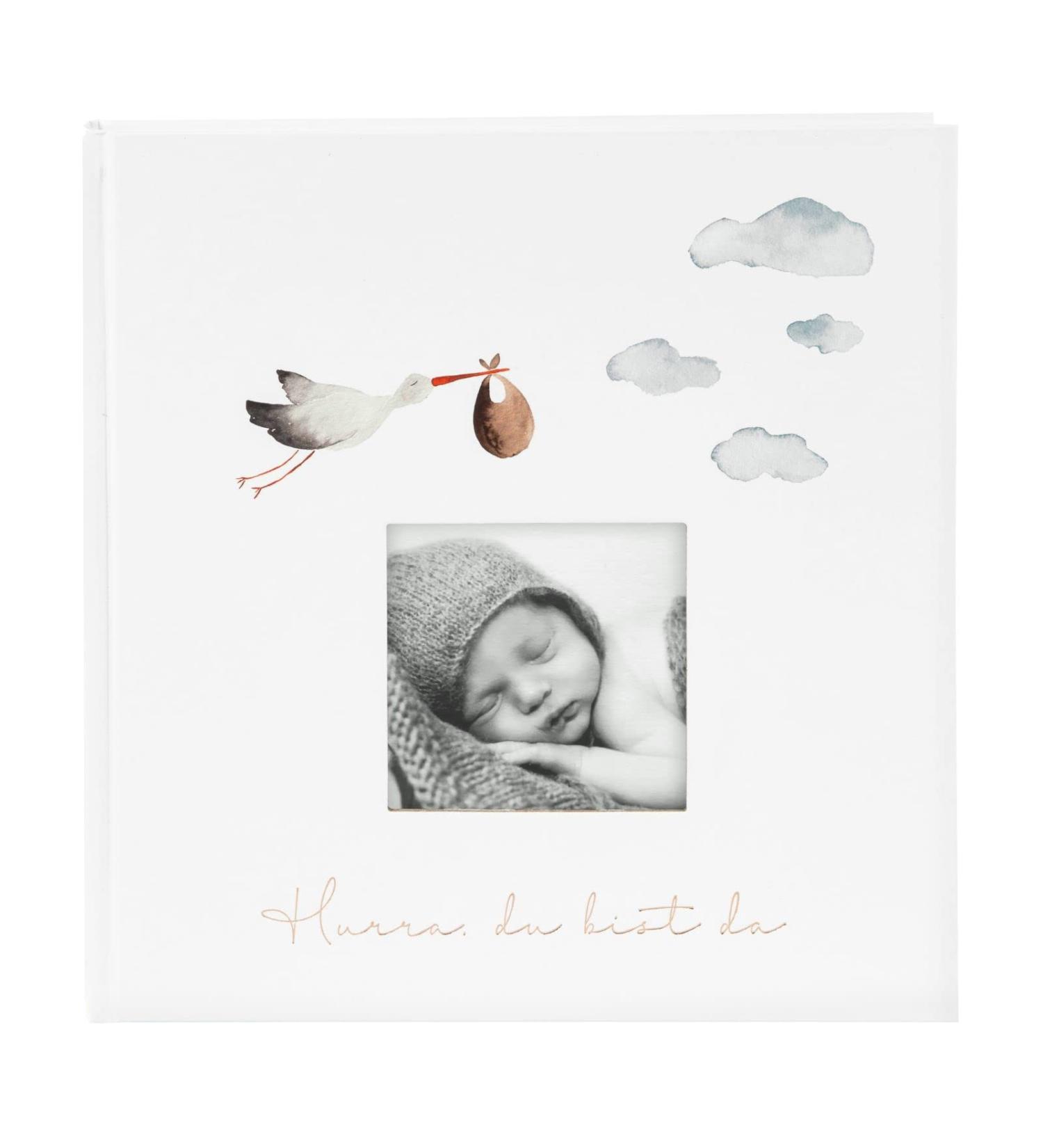 Buy Goldbuch 15 474 Baby Album Hurray - Unisex Photo Book with Gold Embossing | 58 Blank Pages & Illustrated | Perfect Baby Keepsake - Buy Online on GoSupps.com