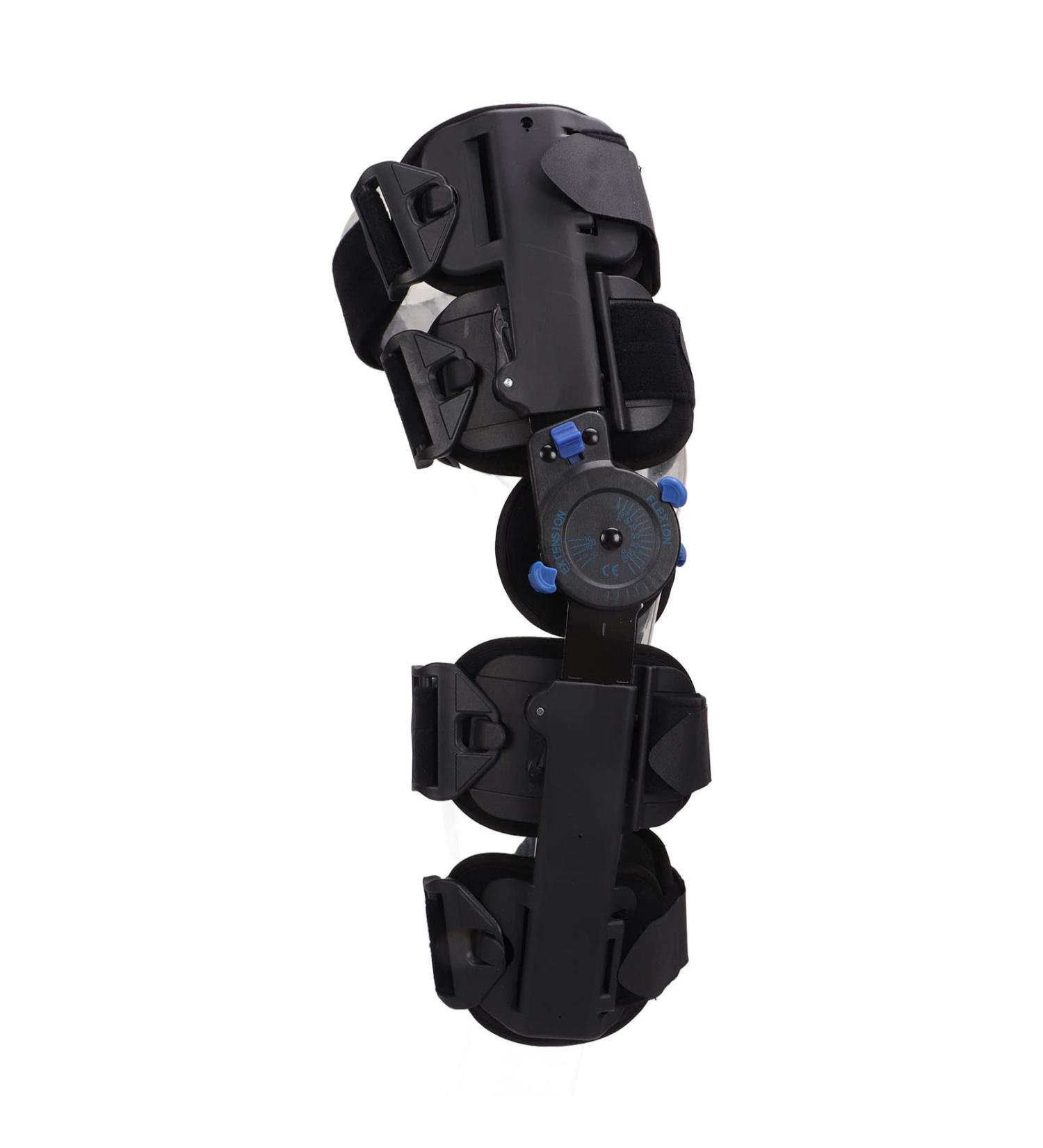 Adjustable Hinged Knee Brace | Premium Knee Support Orthosis for Men & Women - Sponge Lining & Articulated Fixation - Buy Online on GoSupps.com
