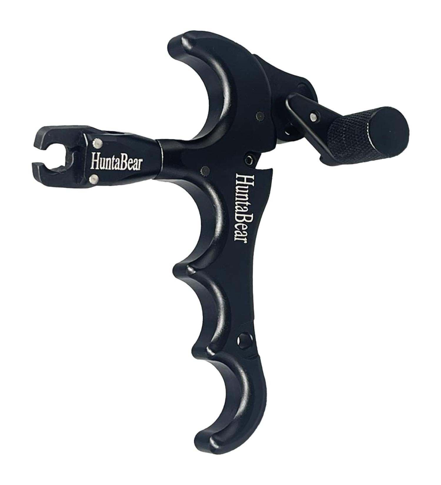HuntaBear 360 Rotate Caliper Thumb Release for Compound Bow - Archery Accessories | Black 4 Fingers - Buy Online on GoSupps.com