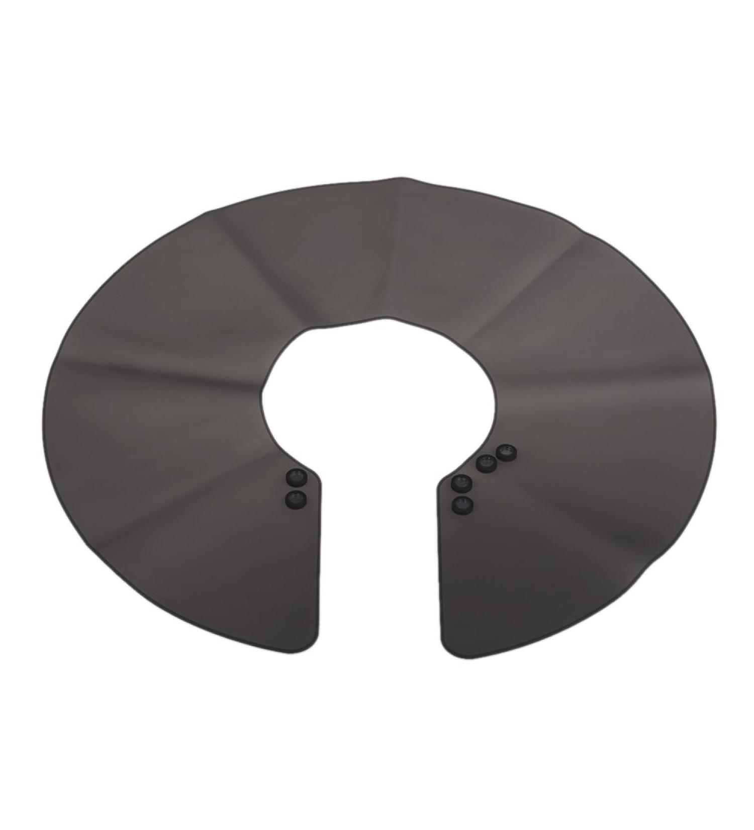 Haircut Neck Wrap Collar Shield Silicone Coloring Cuttin Barber Hairdressing - Buy Online on GoSupps.com