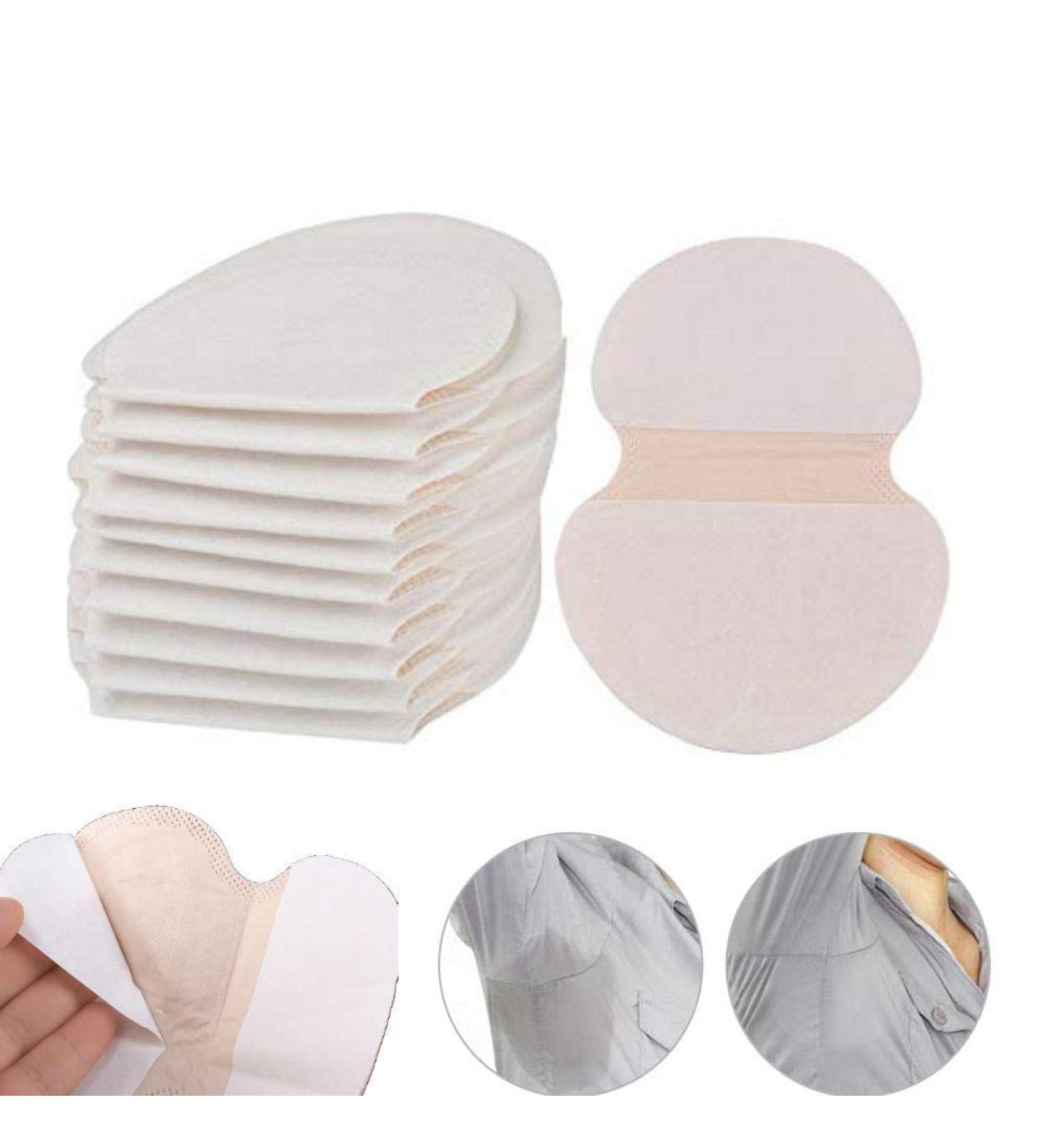 100 Pieces Disposable Armpit Pads - Sweat Absorbent Soft Skin Color Sweat Pads for Maximum Comfort - Buy Online on GoSupps.com