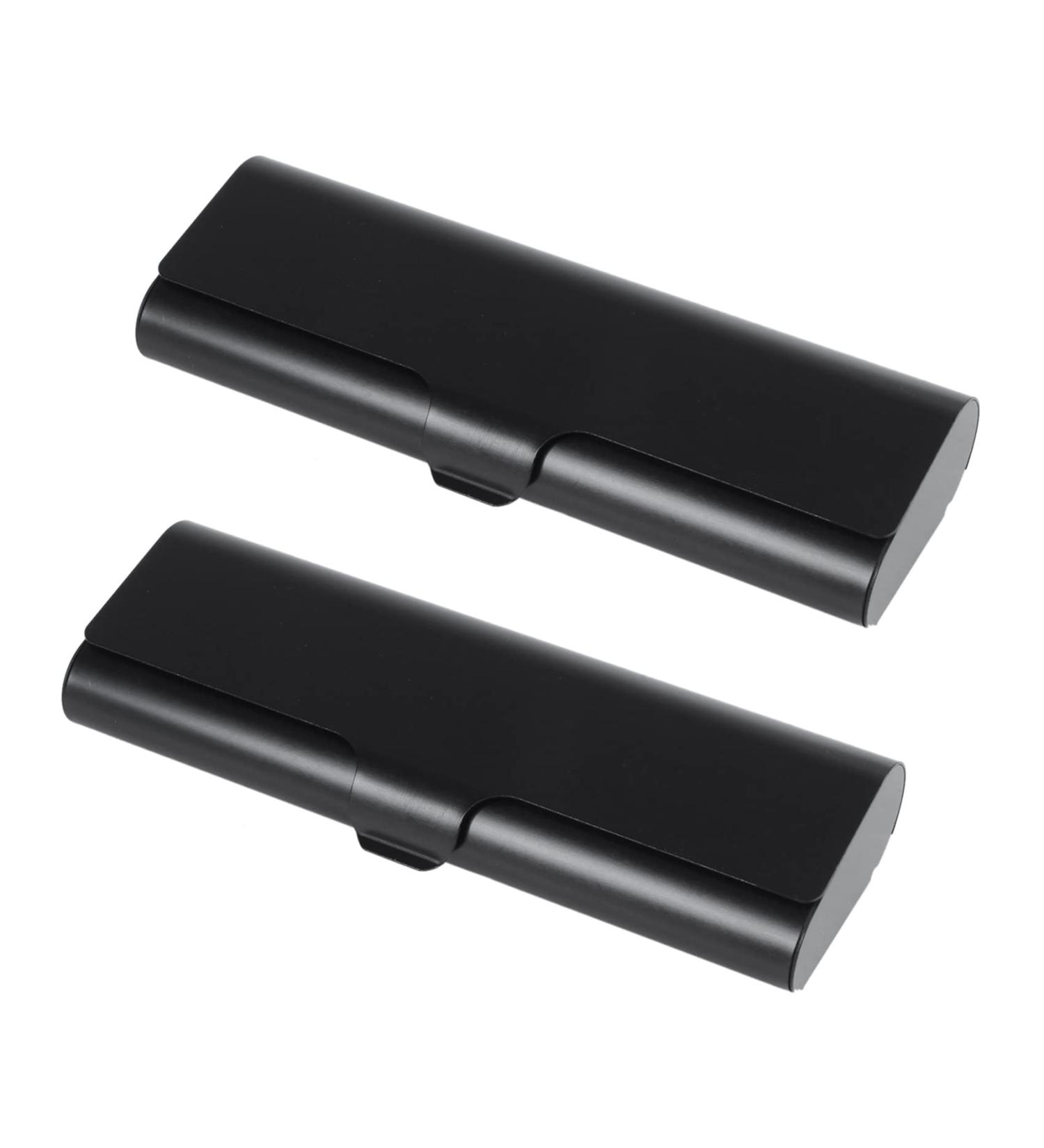 Clisted 2X Slim Matte Hard Metal Spectacles Case Reading Glasses Eyeglasses Case Protection Case Black - Buy Online on GoSupps.com