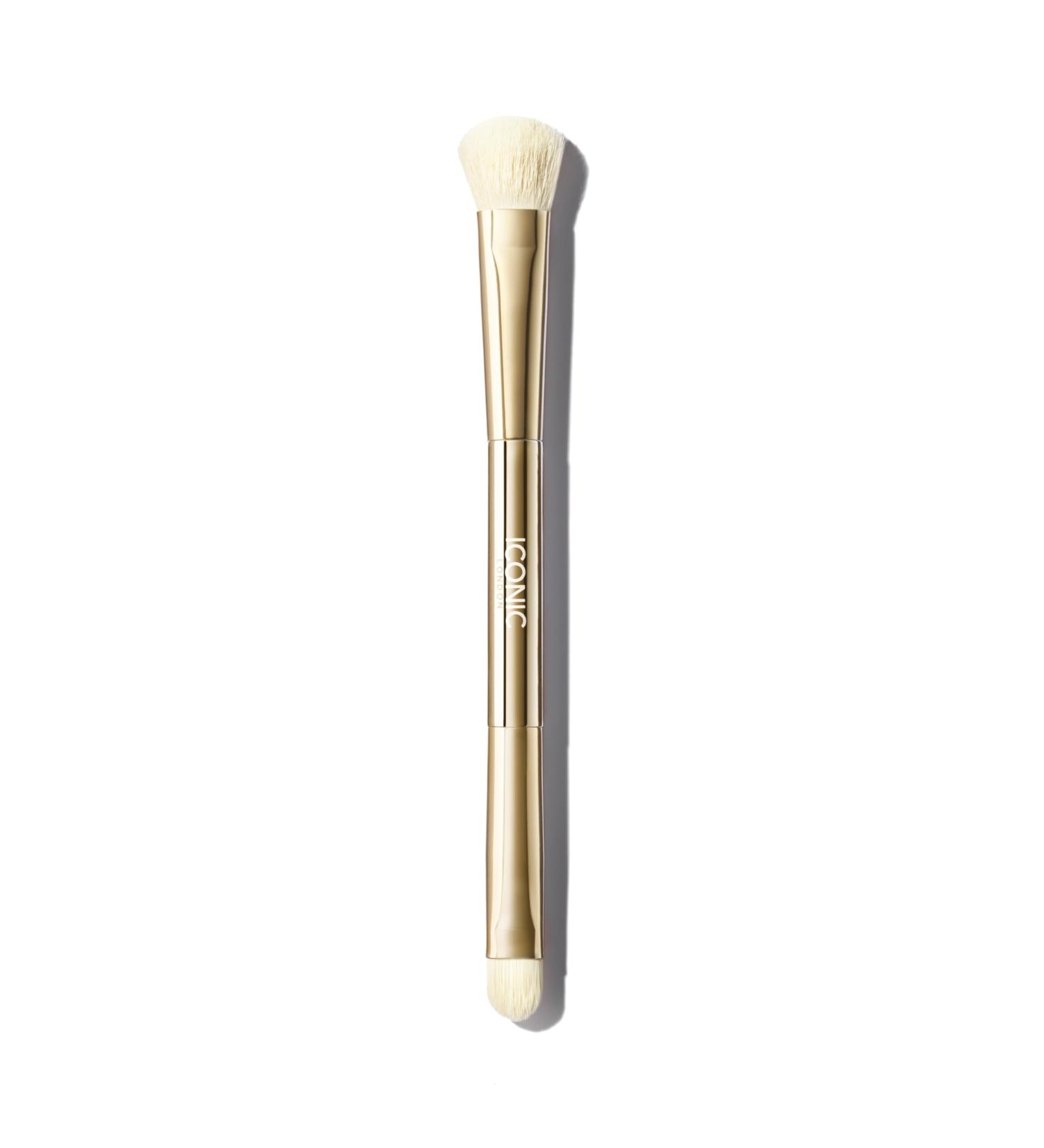 ICONIC LONDON Vegan Concealer Duo Brush - Perfect Makeup Buffing Blending & Finishing Tools - Cruelty-Free - Buy Online on GoSupps.com