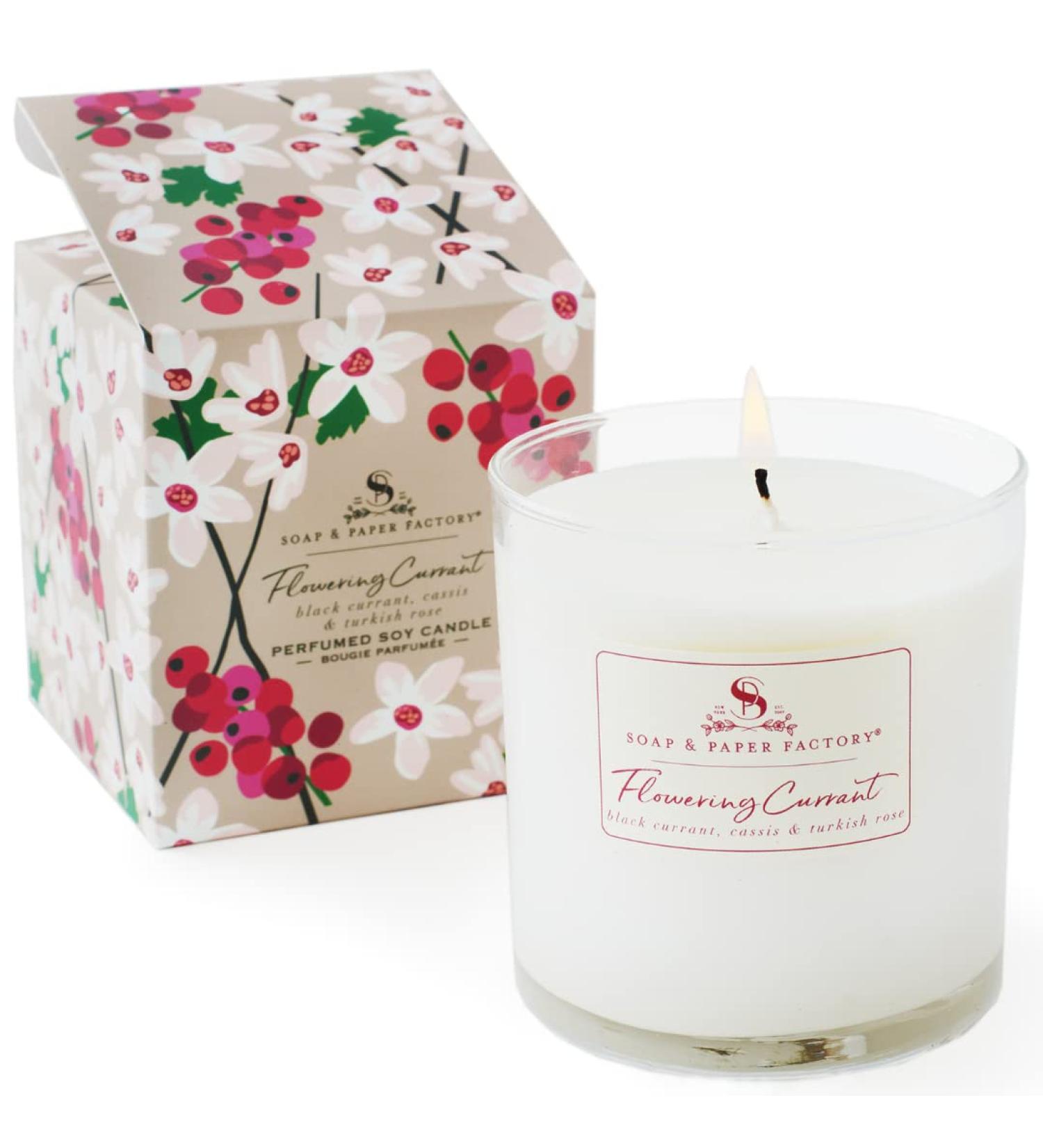 Large Soy Candle - Flowering Currant 9.5 oz | Soap & Paper Factory | International Shipping Available - Buy Online on GoSupps.com
