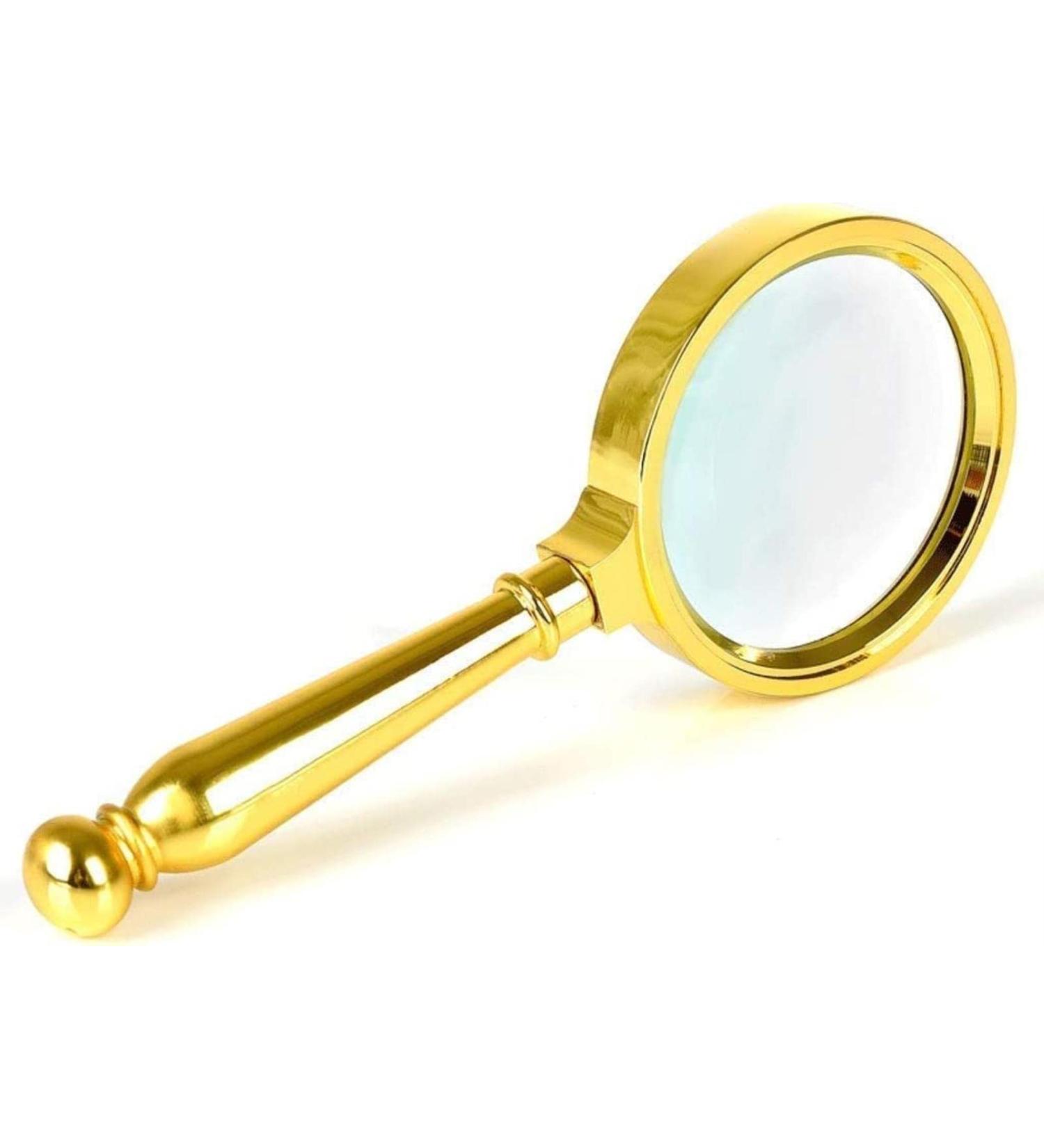 Professional Handheld Reading Magnifier - Crystal Clear Glass Lens for Book Newspaper Maps Reading Classroom Science Insect &Hobby Observation Great for Seniors and Kids Full of Stars - Buy Online on GoSupps.com