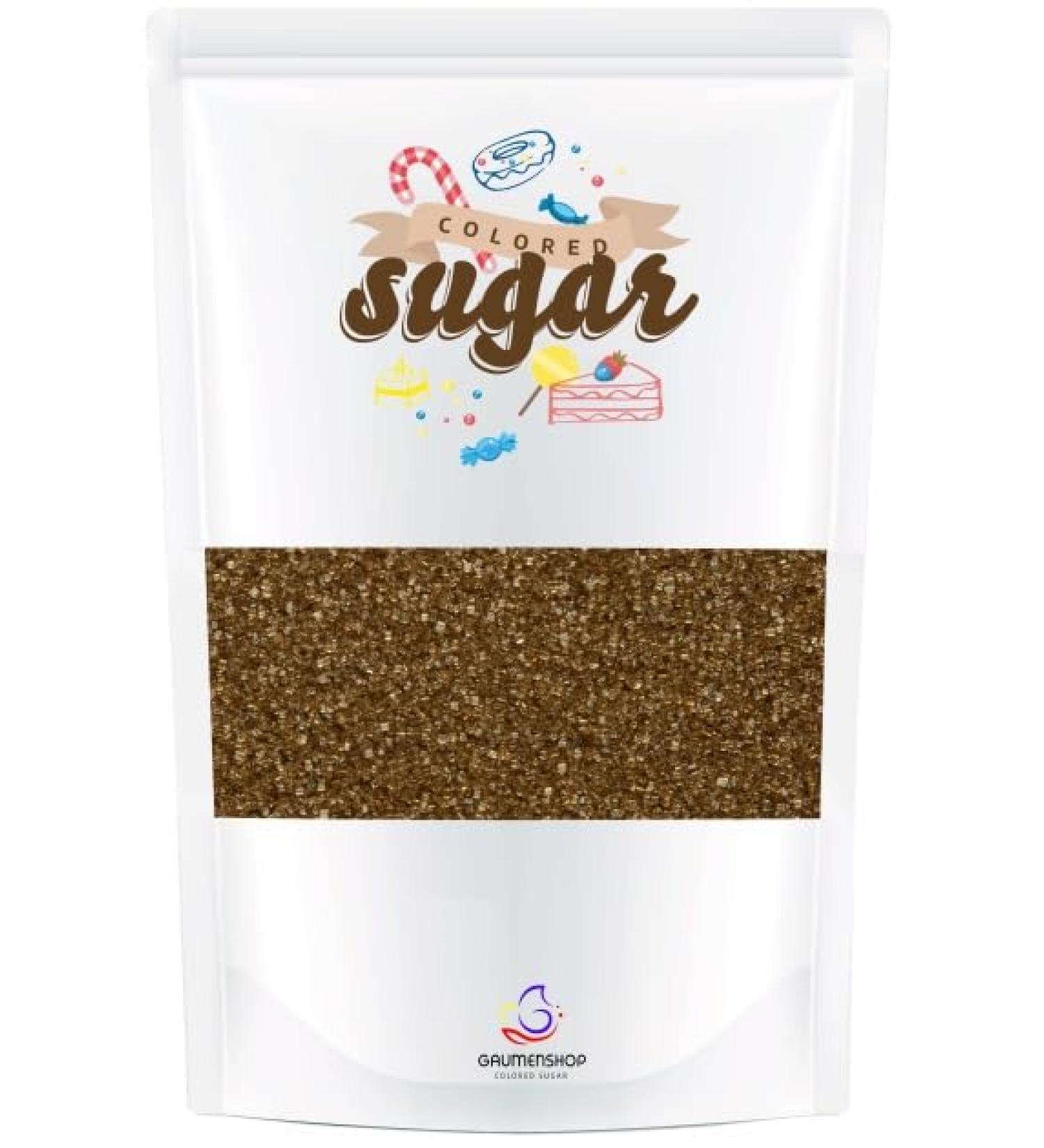 Coloured Sugar Brown Chocolate Brown 100g Decorative Sugar