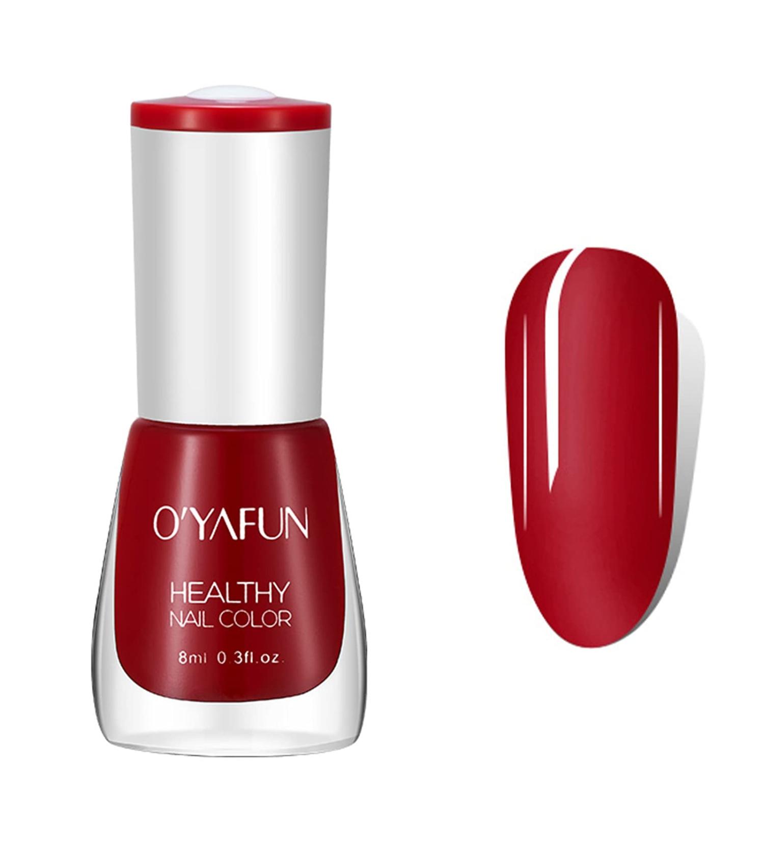 Vipomkowa Non-Toxic Nail Polish | Eco-Friendly Quick Dry Water-Based - 8ml (1 Pack) | Safe & Easy Pull-Off Color 19# - Buy Online on GoSupps.com