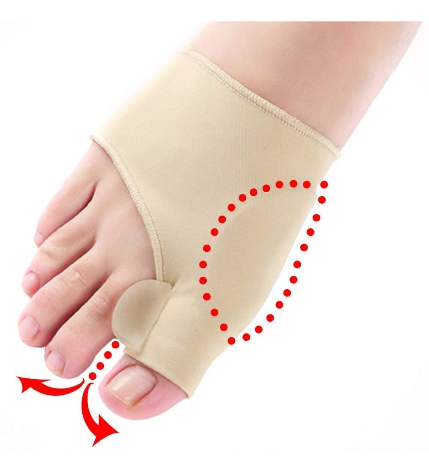 CAZARU FXJ Silicone Toe Separator & Straightener for Hallux Valgus - Foot Brace Support - Buy Online on GoSupps.com
