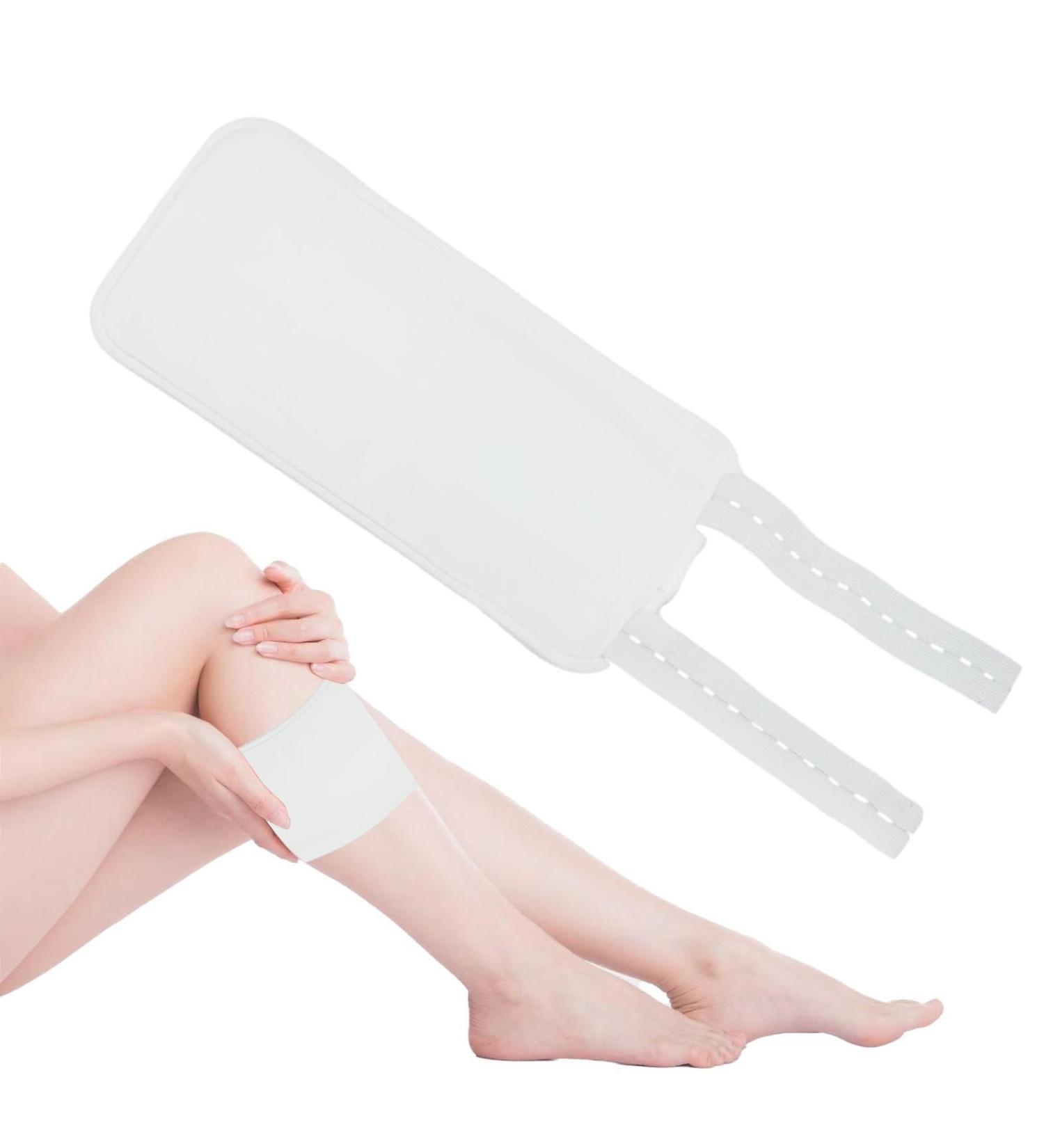 Castor Oil Pack Wrap Soft Compress Pad Castor Essential Oil Pack | Reusable Compress Pad Leg Wrap Castor Oil Packs for Knee Aid Sleep Rowces White - Buy Online on GoSupps.com
