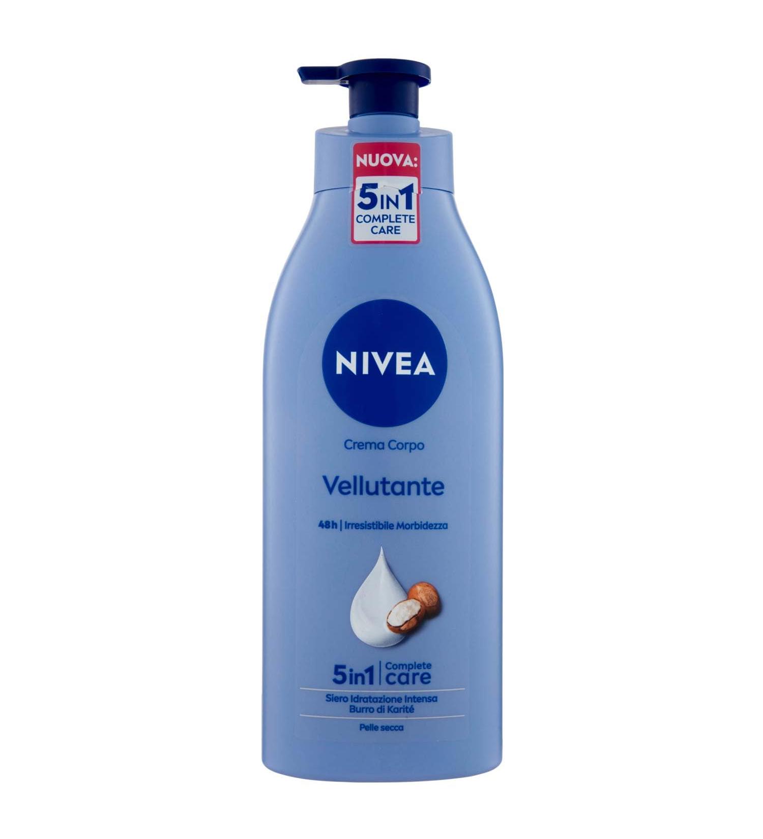 Nivea Velvety Body Fluid Pump Shea Butter 500 ml - Buy Online on GoSupps.com
