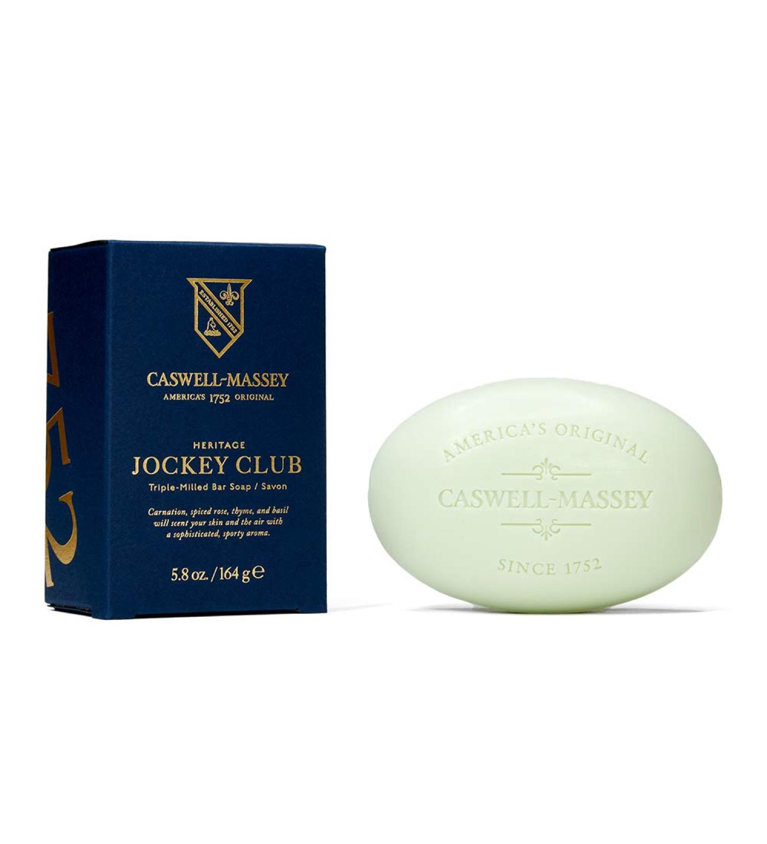 Caswell-Massey Heritage Jockey Club Soap Bar for Men & Women | Scented & Moisturizing | Made in USA | 5.8 Oz - Buy Online on GoSupps.com
