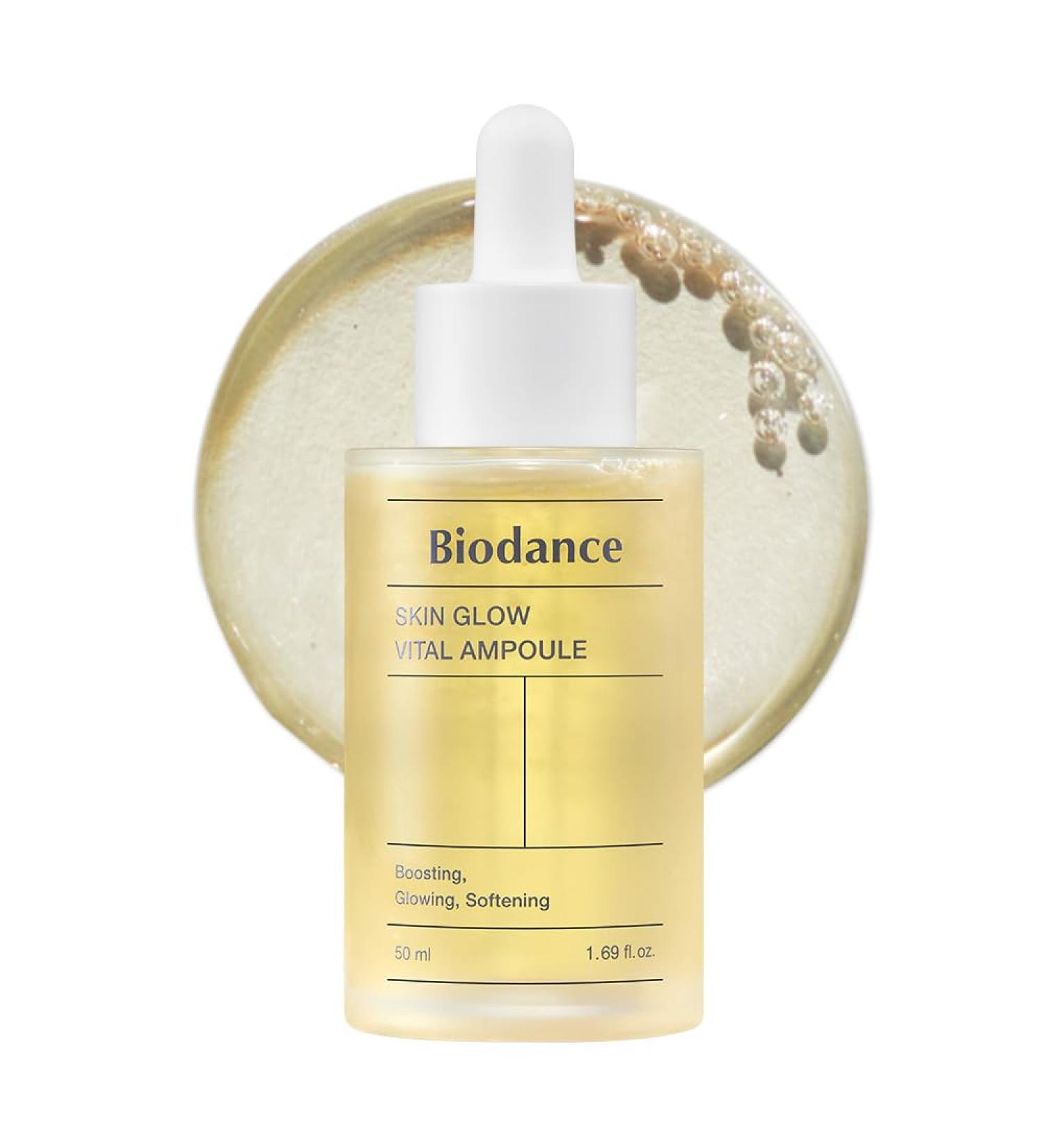 Biodance Skin Glow Vital Ampoule Total Care Serum Brightening Anti-Aging Probiotic Complex Ampoule | 1.69 fl. oz x 1 ea - Buy Online on GoSupps.com