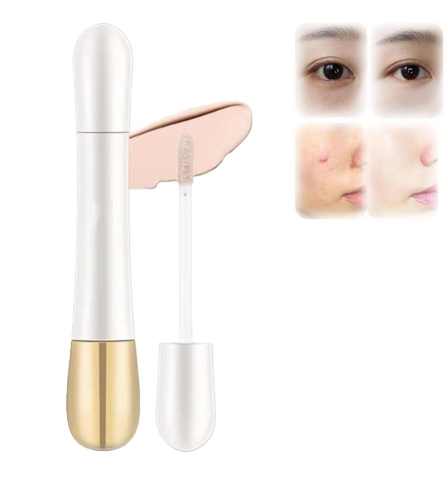 2 in 1 Anti-Wrinkle Foundation Matte Liquid Concealer Long Lasting Waterproof Coverage Makeup Anti-Crease and Lightweight Face Contour Corrector - Buy Online on GoSupps.com