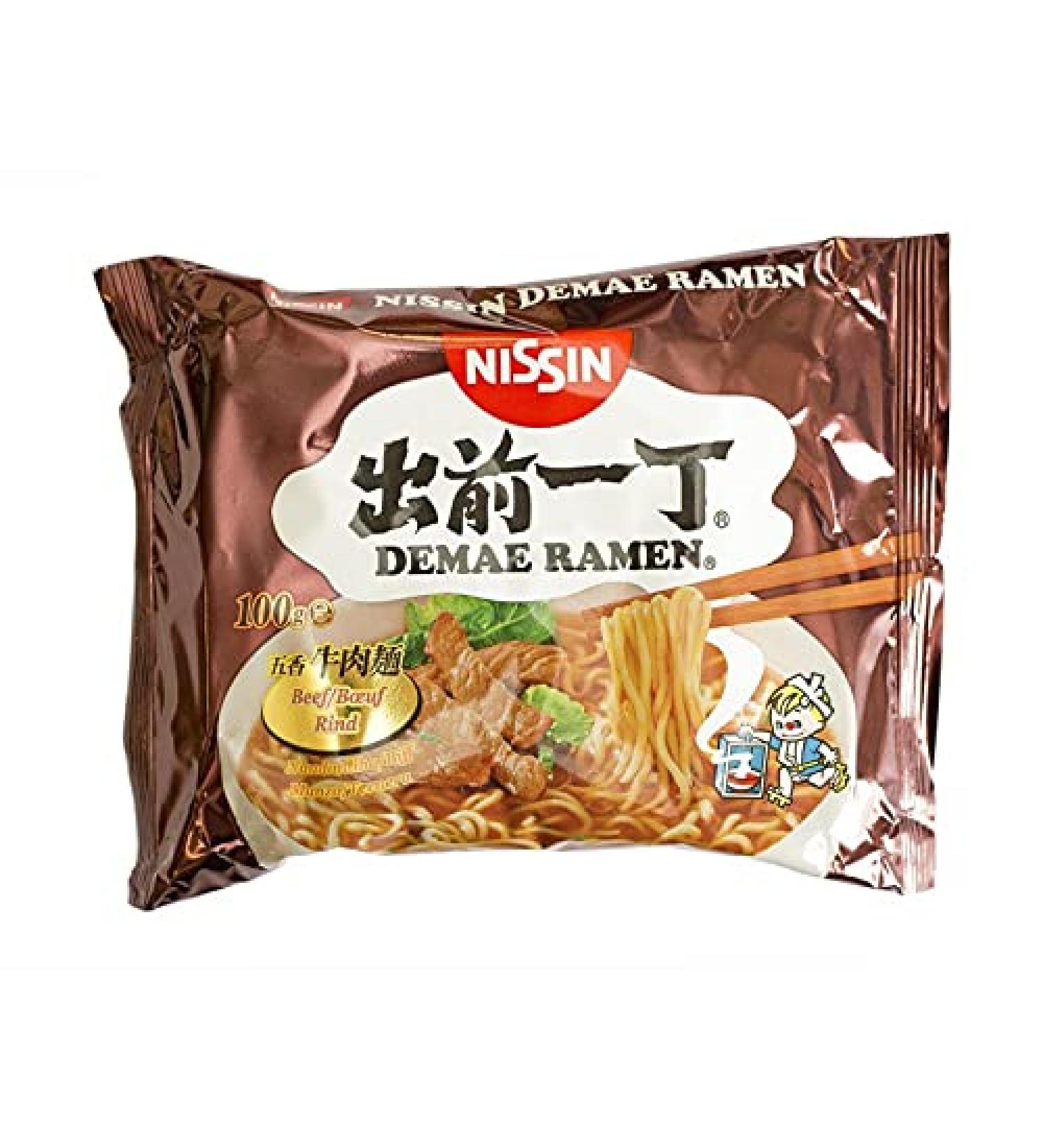  Epicerie sal e NISSIN - Demae Ramen Boeuf 100G - Lot Of 4 - Buy Online on GoSupps.com