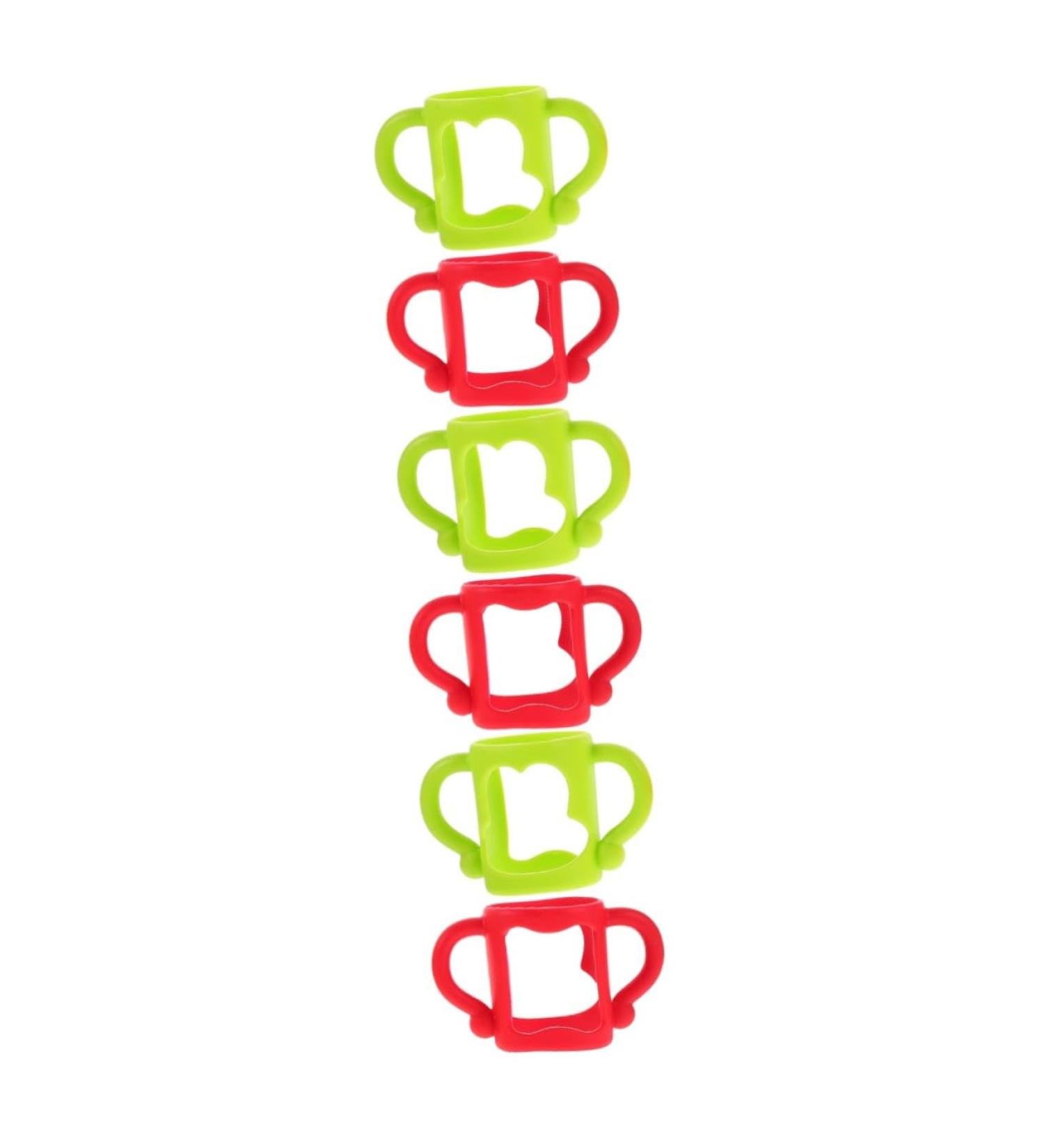 Toyvian 6 Pcs Silicone Bottle Handle Bottle Handles Bottle Handle Handle Bottle Handle Bottle Handle Grip Milk Bottle Newborn 13.00X7.00X6.50CMx3pcs Assorted Colorx3pcs - Buy Online on GoSupps.com