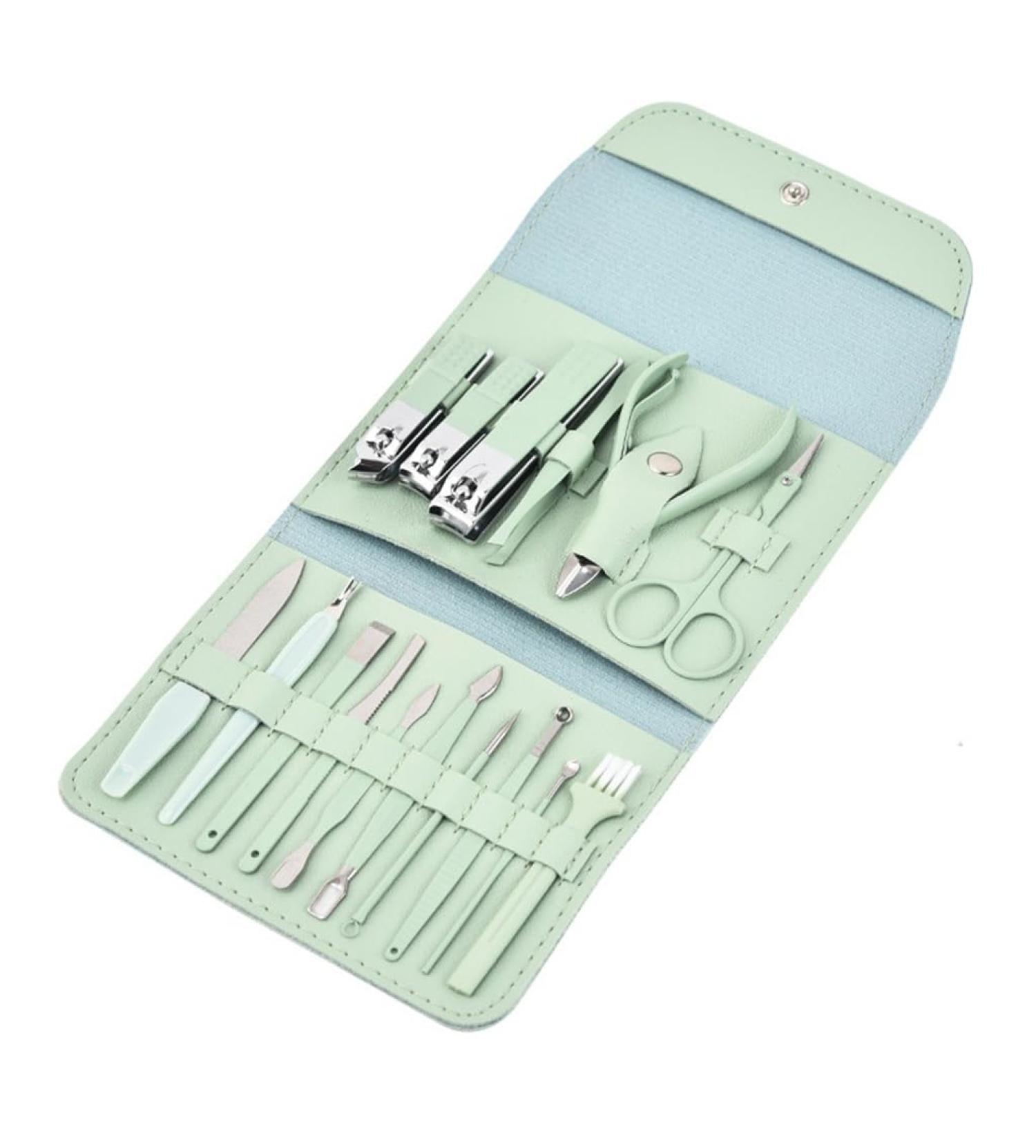ZSLBMD Nail Clippers Carbon Steel Nail Clippers Nail Clippers Manicure Sets Home Pedicure Nail Clippers Set 13.8*2*11CM Vert - Buy Online on GoSupps.com