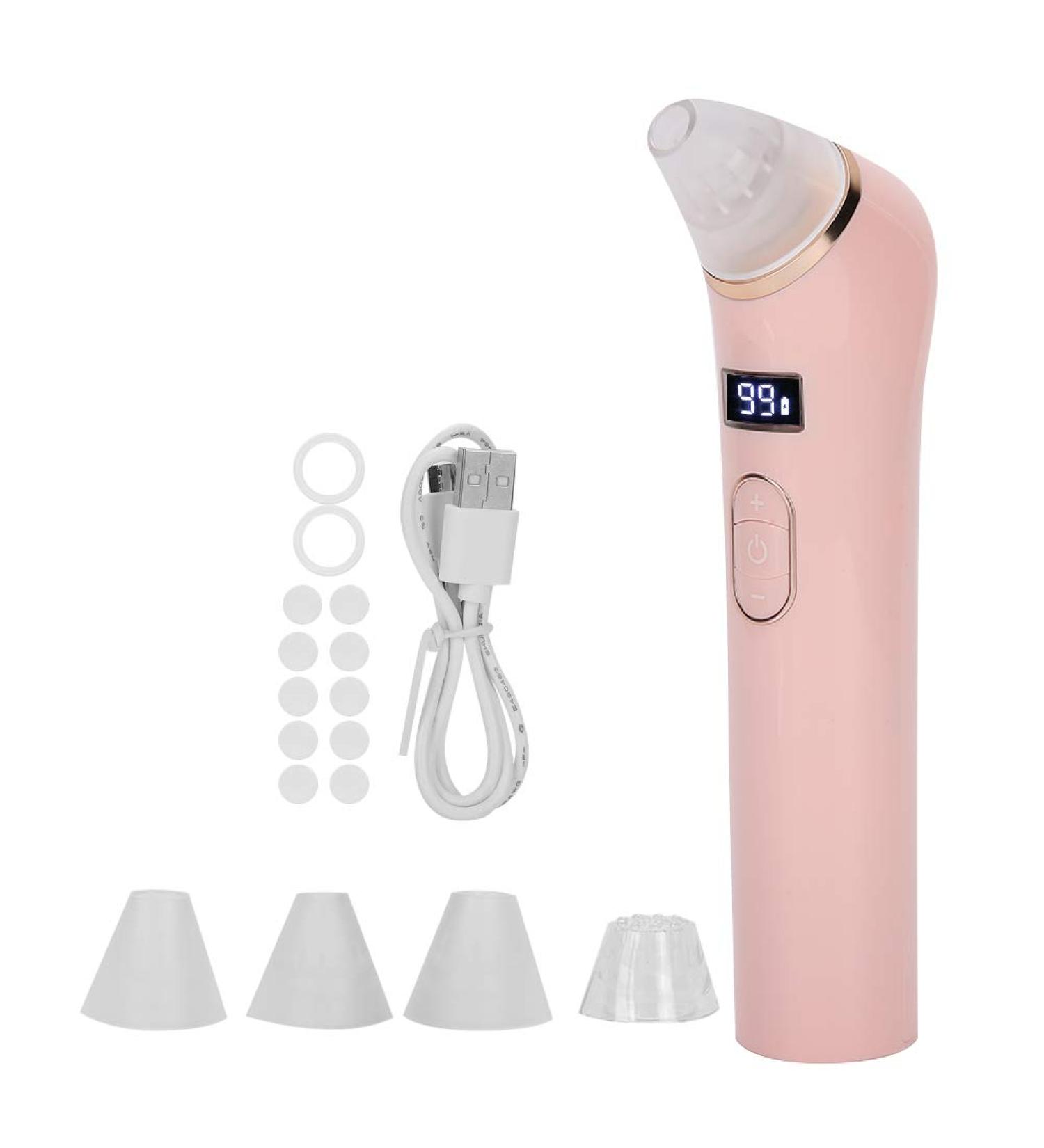 Blackhead Remover Pore Vacuum 4 Suction Heads Blackhead Remover Ergonomic Design and Convenience Premium Materials(pink) - Buy Online on GoSupps.com