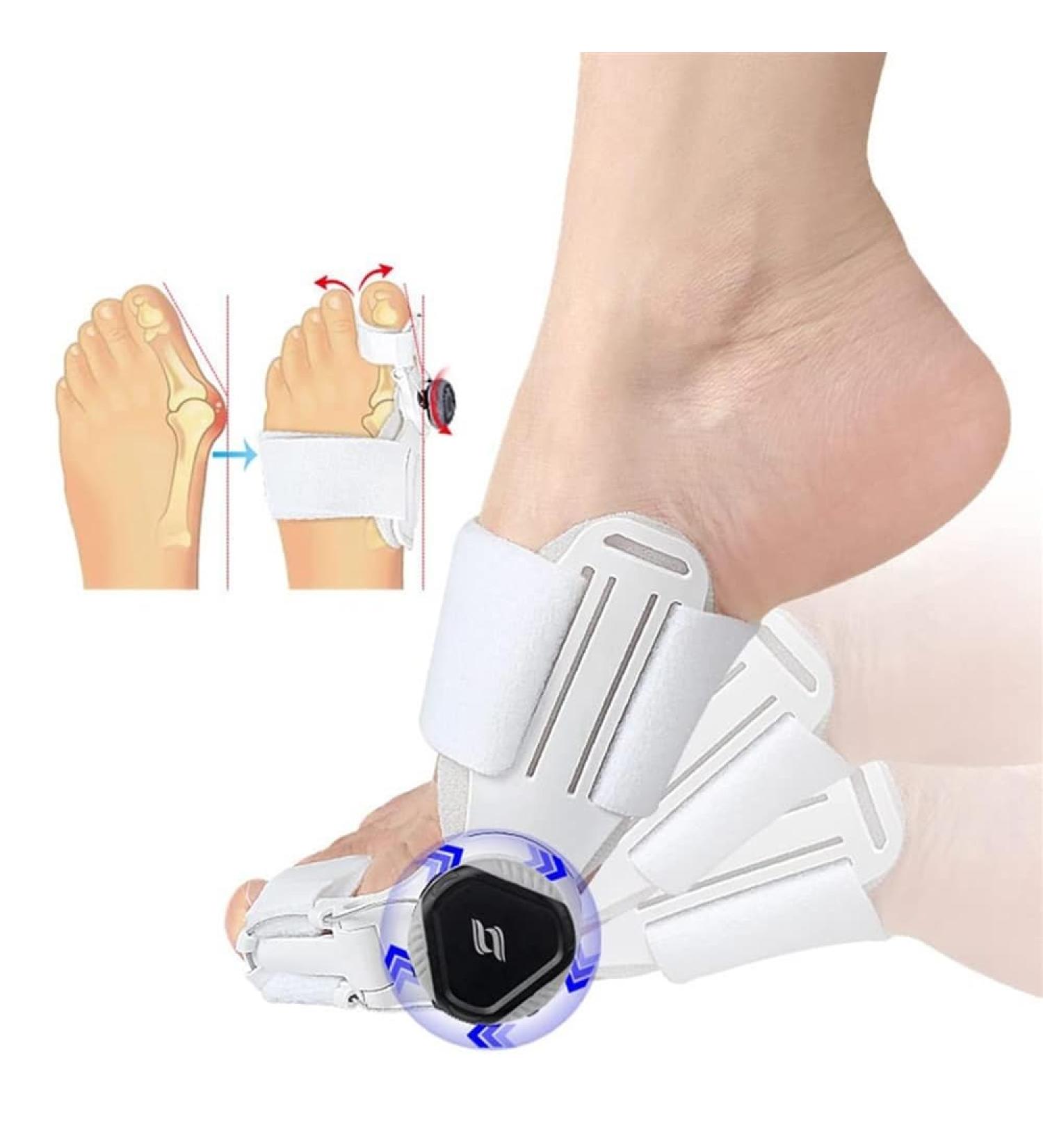 Big Toe Straightener & Bunion Corrector - Adjustable Hallux Valgus Protector for Men & Women - Effective Bunion Relief Splint - Buy Online on GoSupps.com