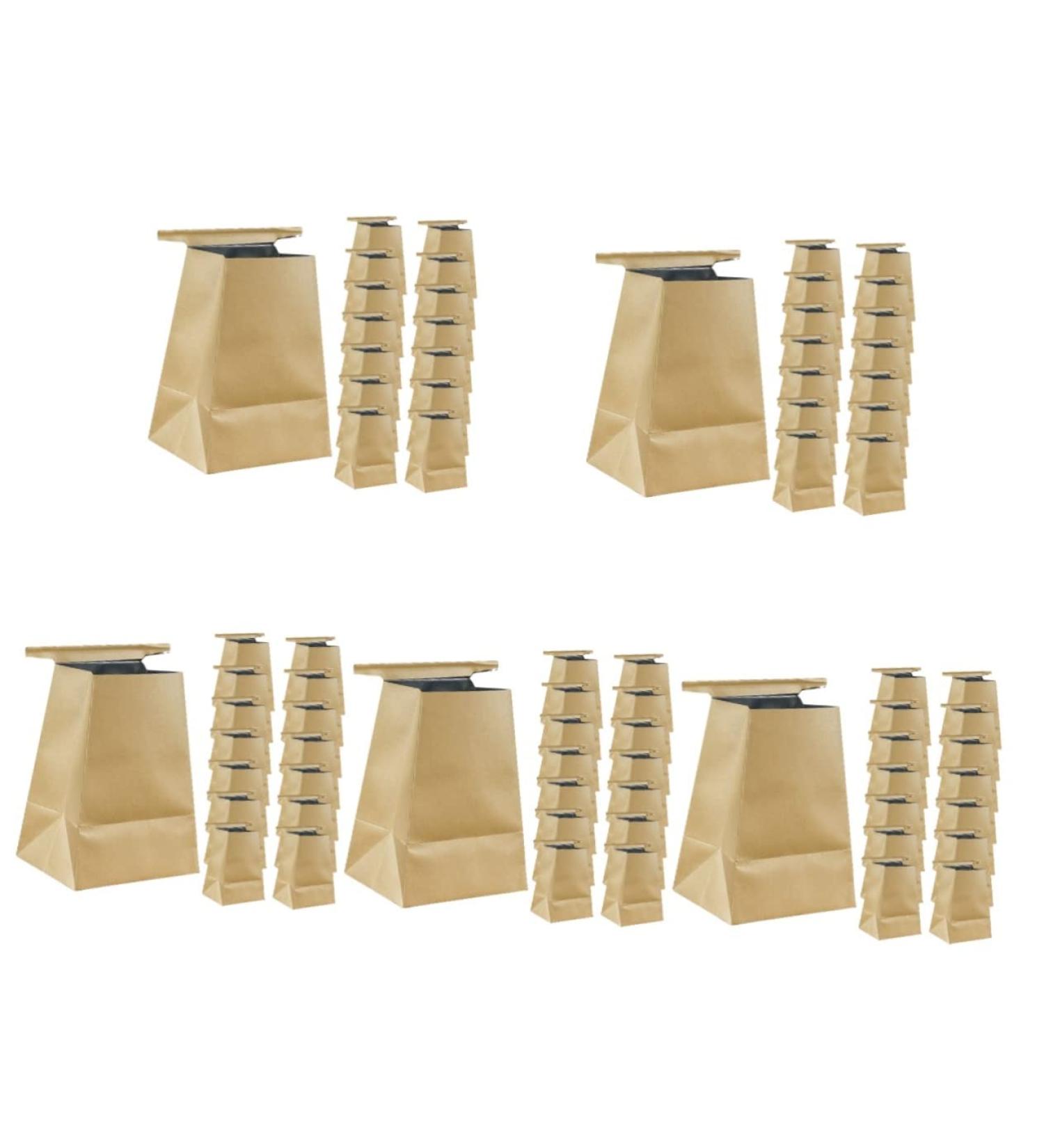 75 Pcs Disposable Car Trash Bags - Light Brown Kraft Paper Vomit Bags for Travel - Buy Online on GoSupps.com