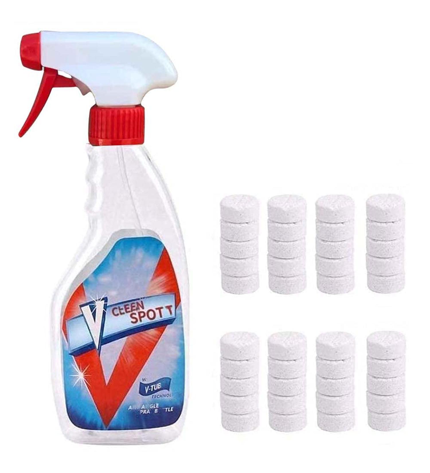 Multifunctional Solid Effervescent Cleaning Tablets for Bathrooms & Kitchens | Portable Deep Cleaning Set - Buy Online on GoSupps.com
