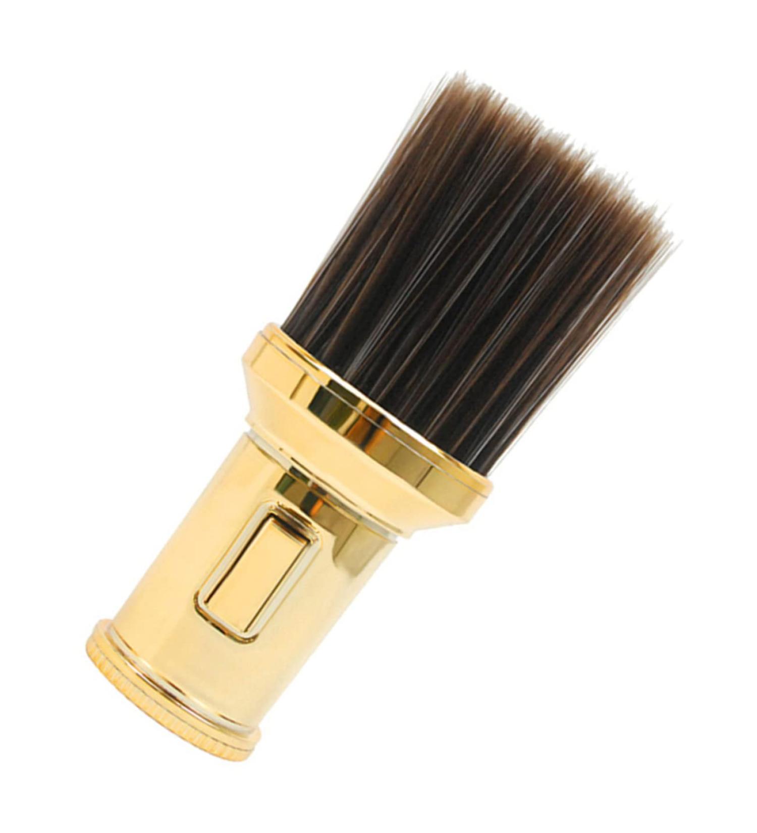 Beatifufu Body Powder Brush Hair Salon Shaving Brush Hairdressing Neck Duster Barber Supplies Hairdressing Brush Barber Brush Neck Duster Salon Shave Brush Styling Cleaning Brush 13.5x6.cm Golden - Buy Online on GoSupps.com