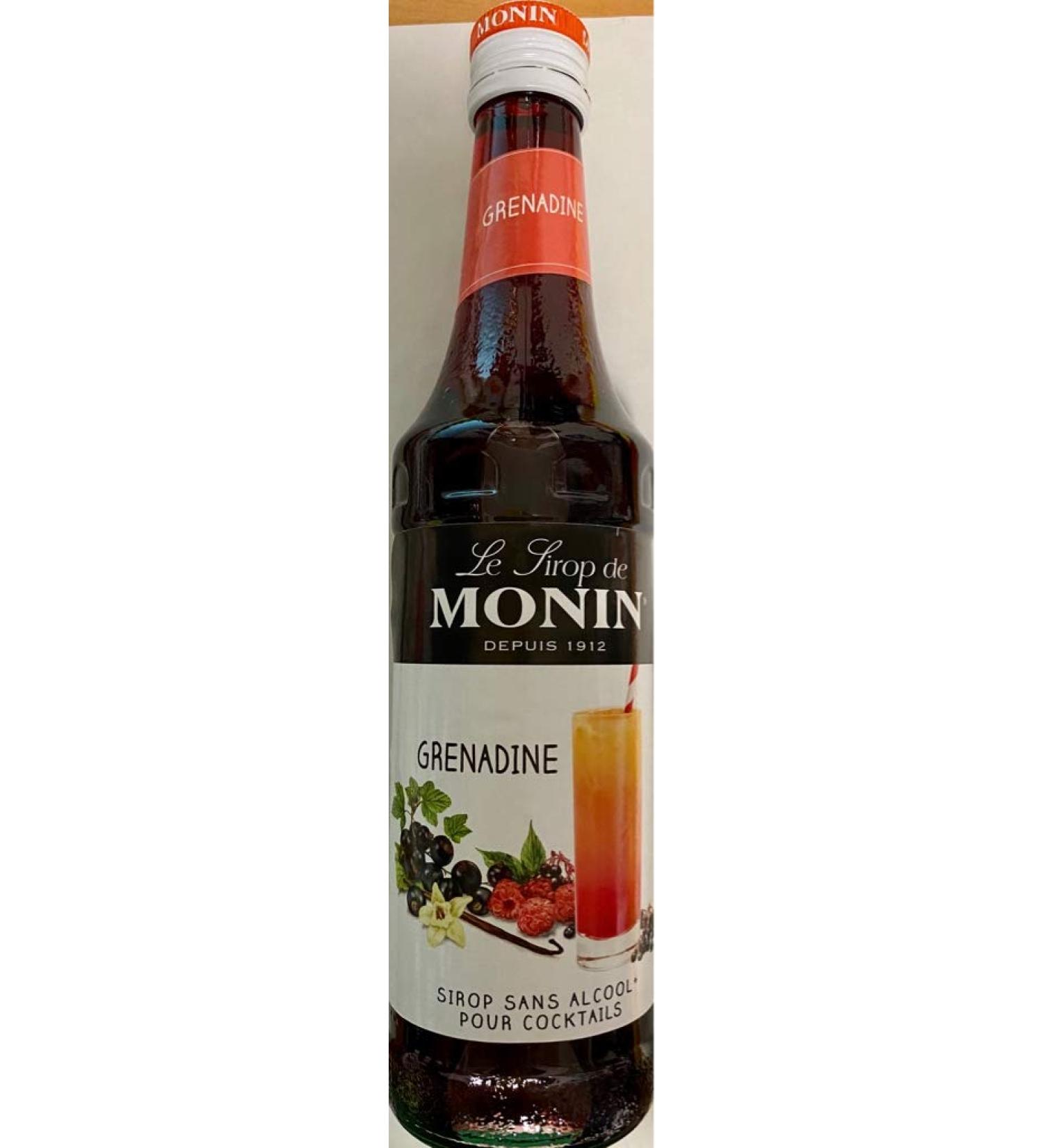 Monin Grenadine syrup - The bottle of 33cl