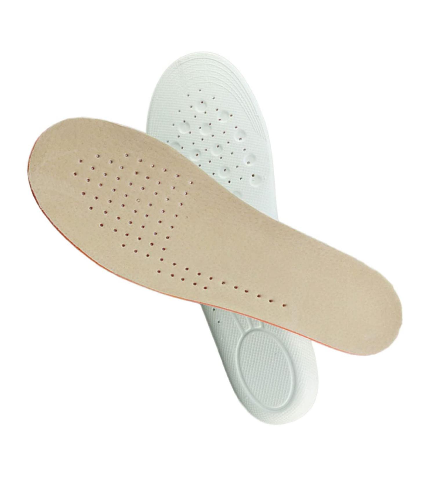 FRCOLOR Height Increase Shoe Inserts for Men - Leather Lift Insoles for Added Height & Comfort - Size 2 - Buy Online on GoSupps.com