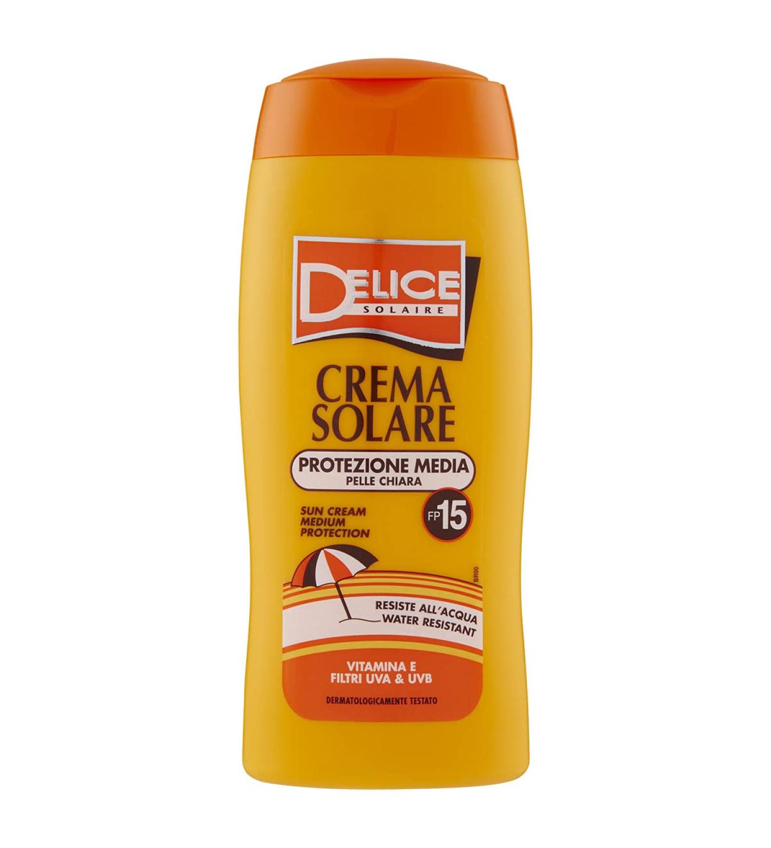 Sun Cream Medium Protection Water Resistant Spf 15 250ml - Buy Online on GoSupps.com