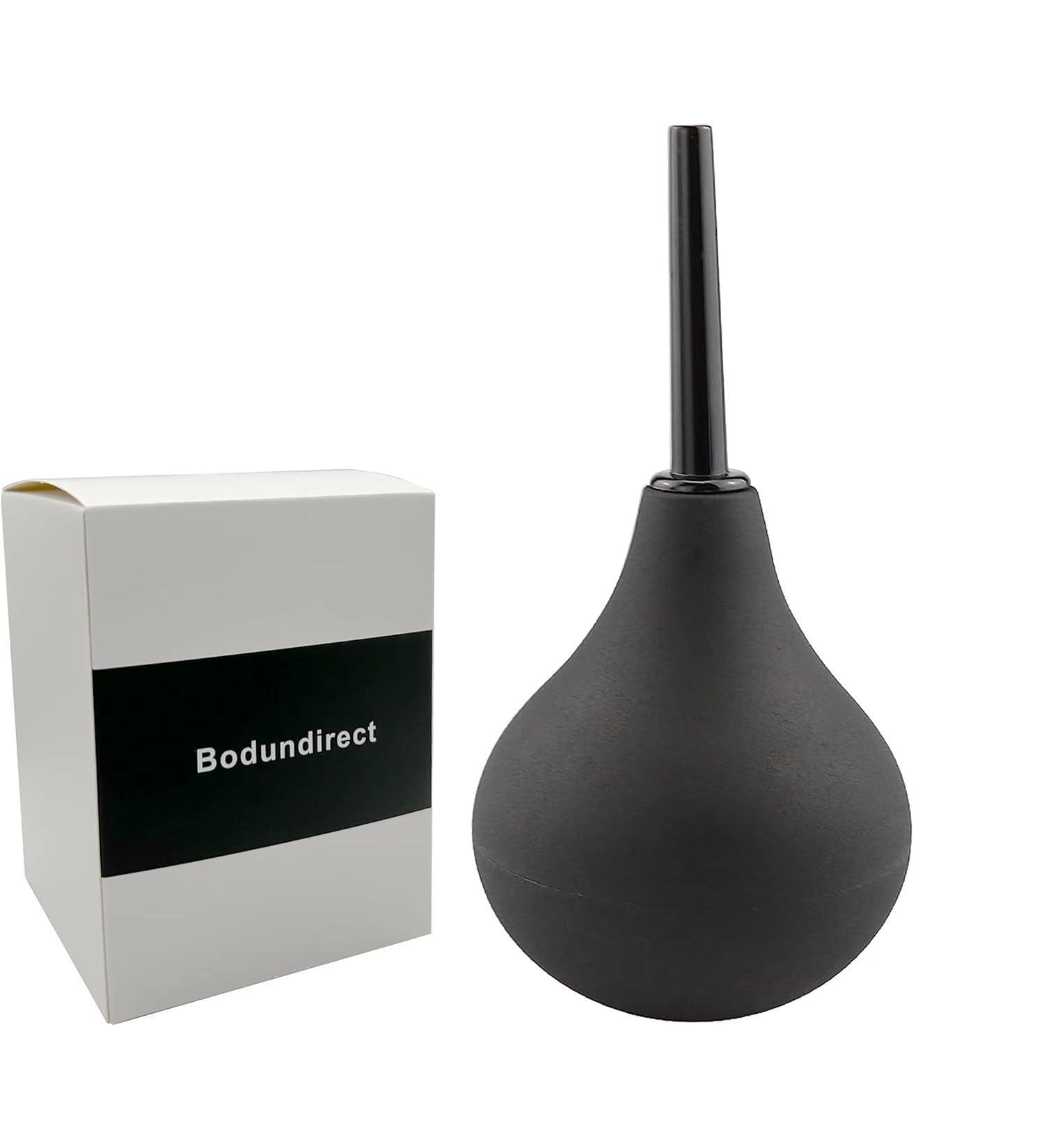 Anal Douche Enema Bulb - Effective Vaginal & Rectal Cleanser for Detox Constipation Relief | 7.4 Oz Black | International Shipping - Buy Online on GoSupps.com