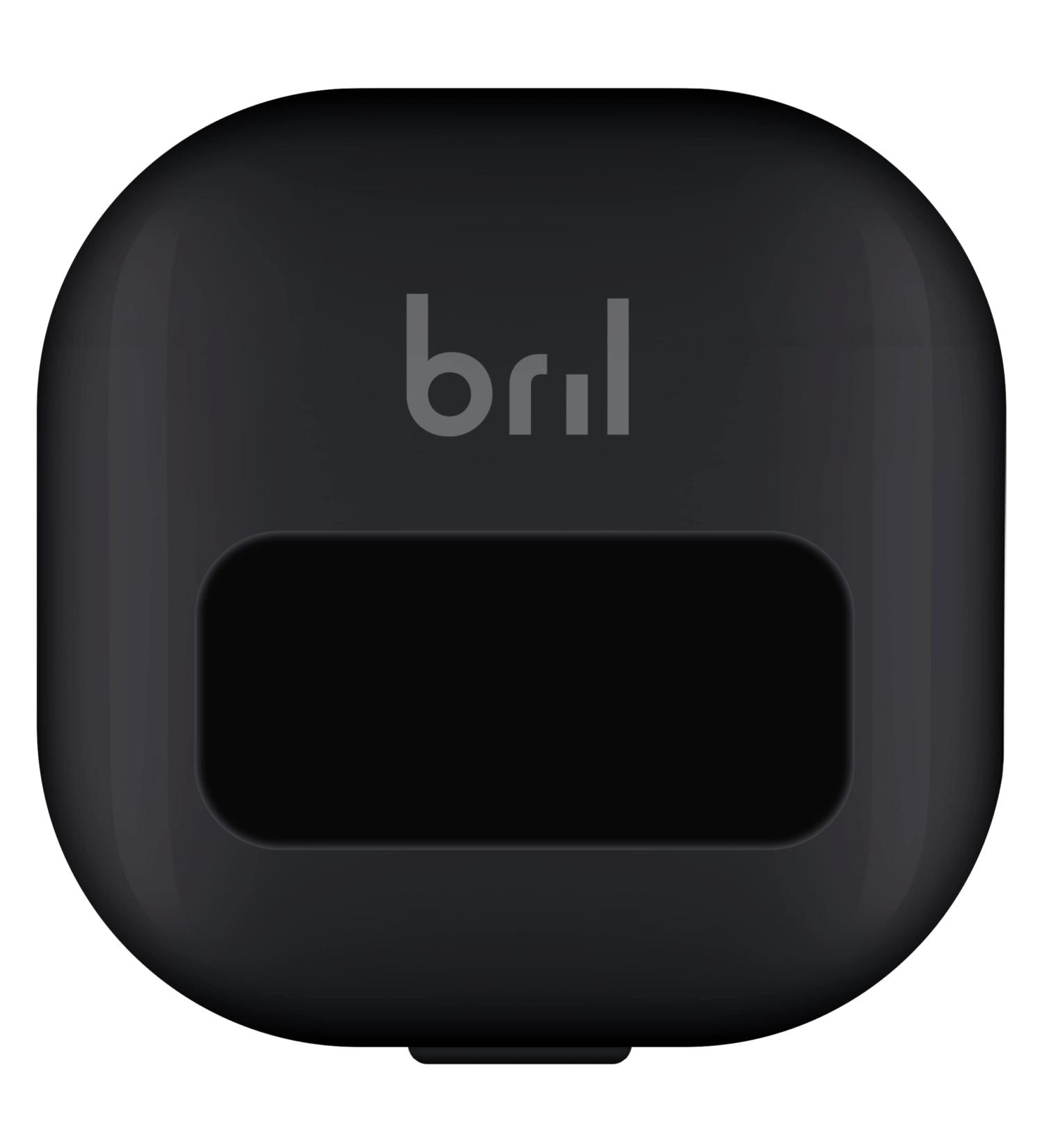 Bril UV-C Toothbrush Sanitizer Portable Sterilizer Cover Holder & Case - Black - Buy Online on GoSupps.com