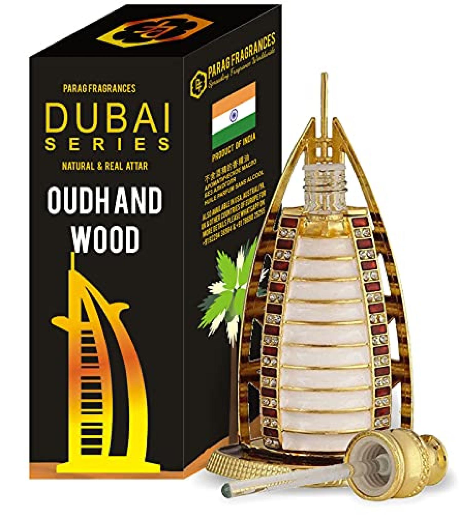 Parag Fragrances Oudh Wood Attar 1 Tola (Dubai Series) Grade 1 Attar/Ittar/Perfume Oil In Most Precious Bottle/Gift For Men And Women/Perfume Gift Pack/Attar For Men/Perfume For Men - Buy Online on GoSupps.com